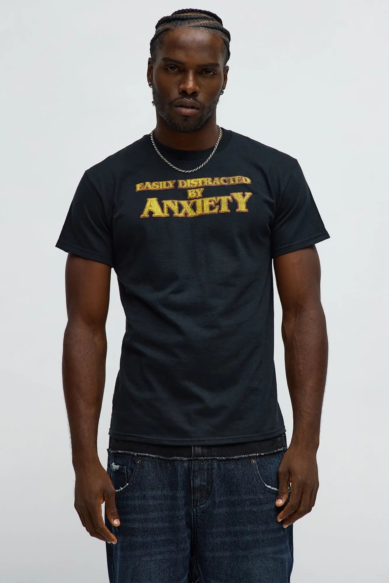 Easily Distracted Short Sleeve Tee - Black