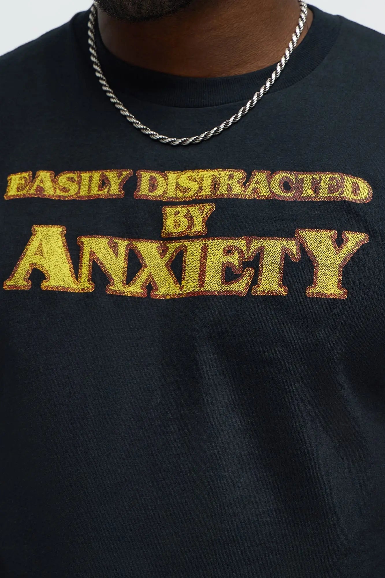 Easily Distracted Short Sleeve Tee - Black