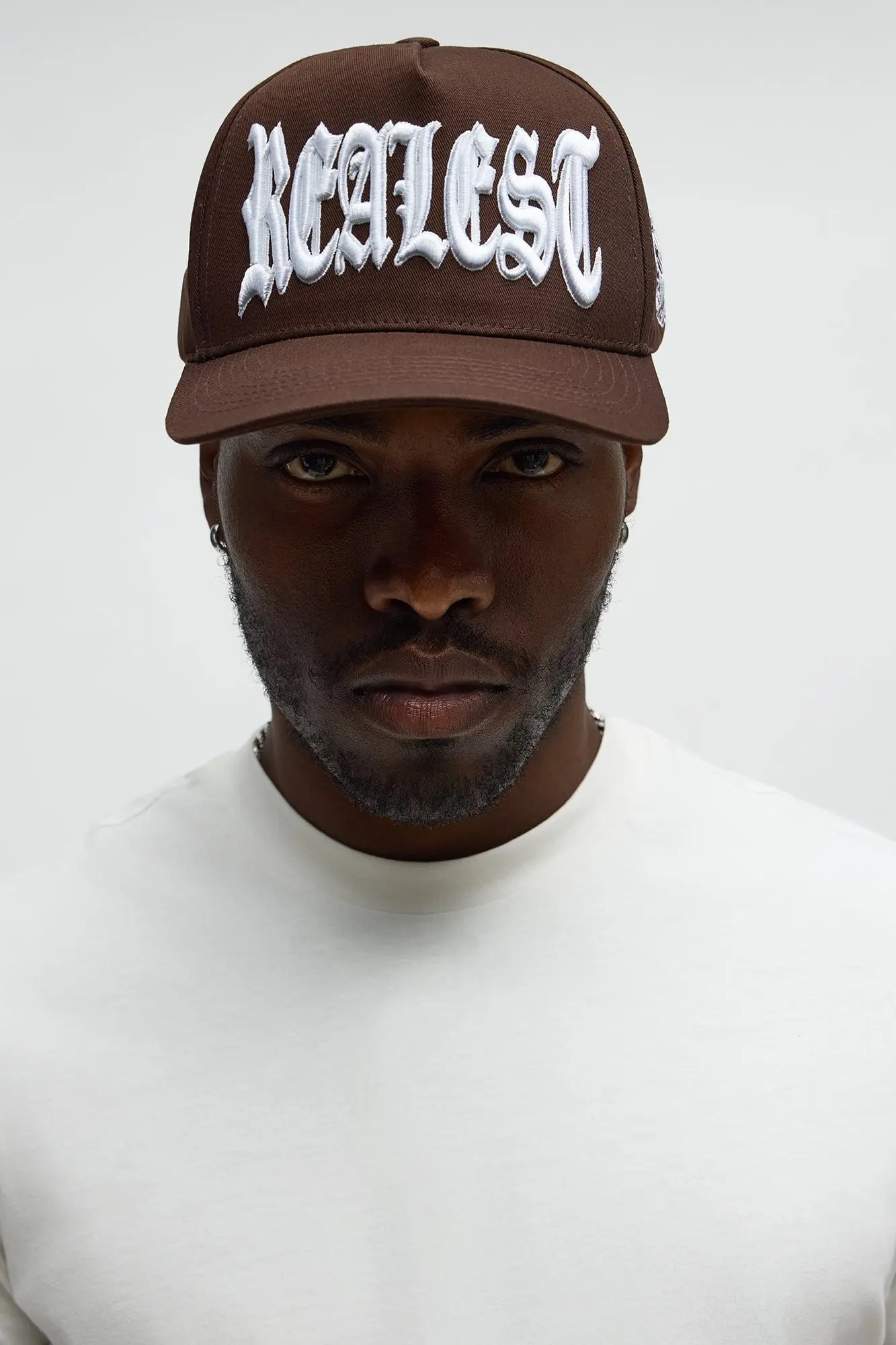 Realest Structured Snapback Hat - Brown