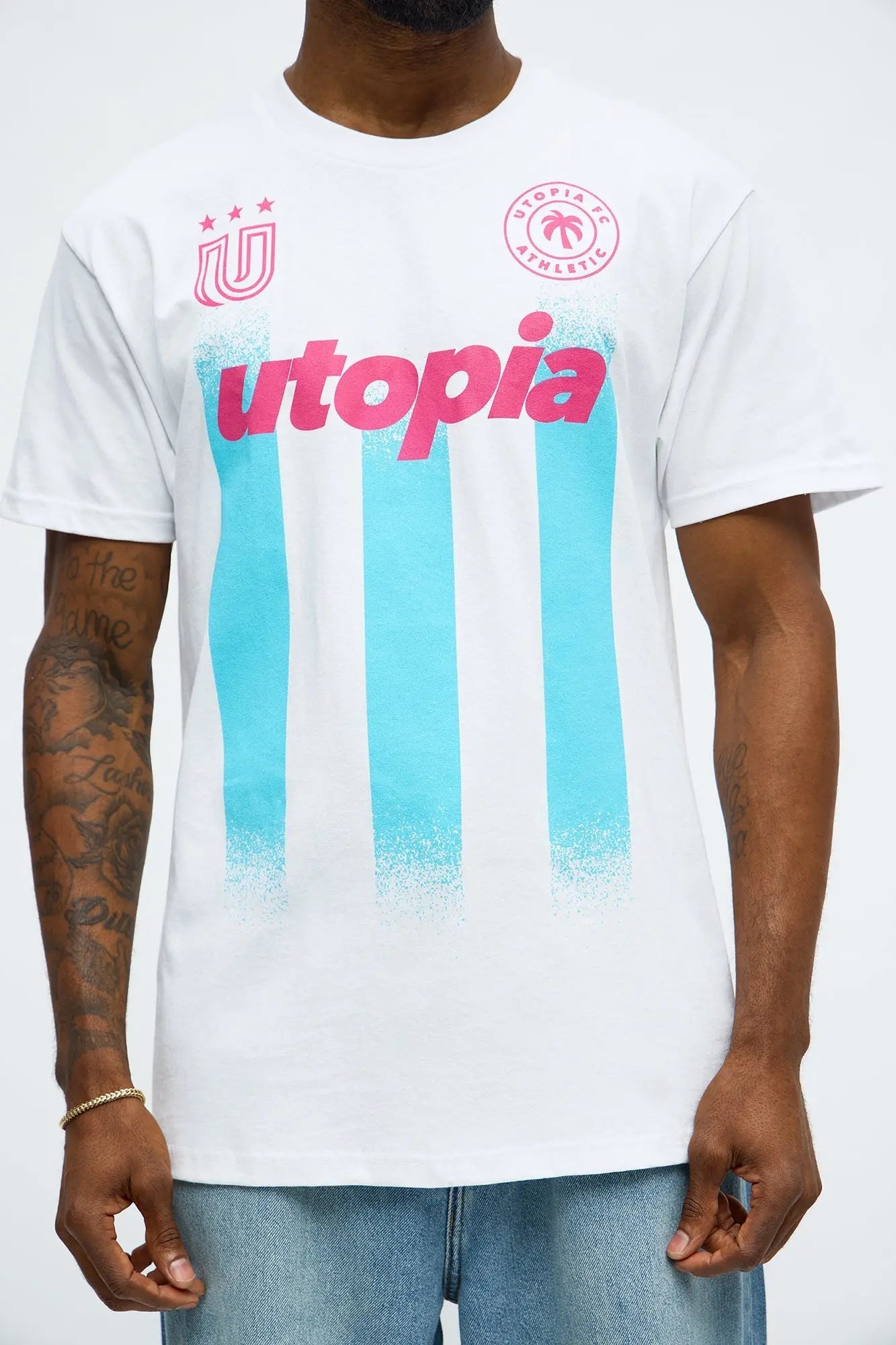 Utopia FC Home Short Sleeve Tee - White