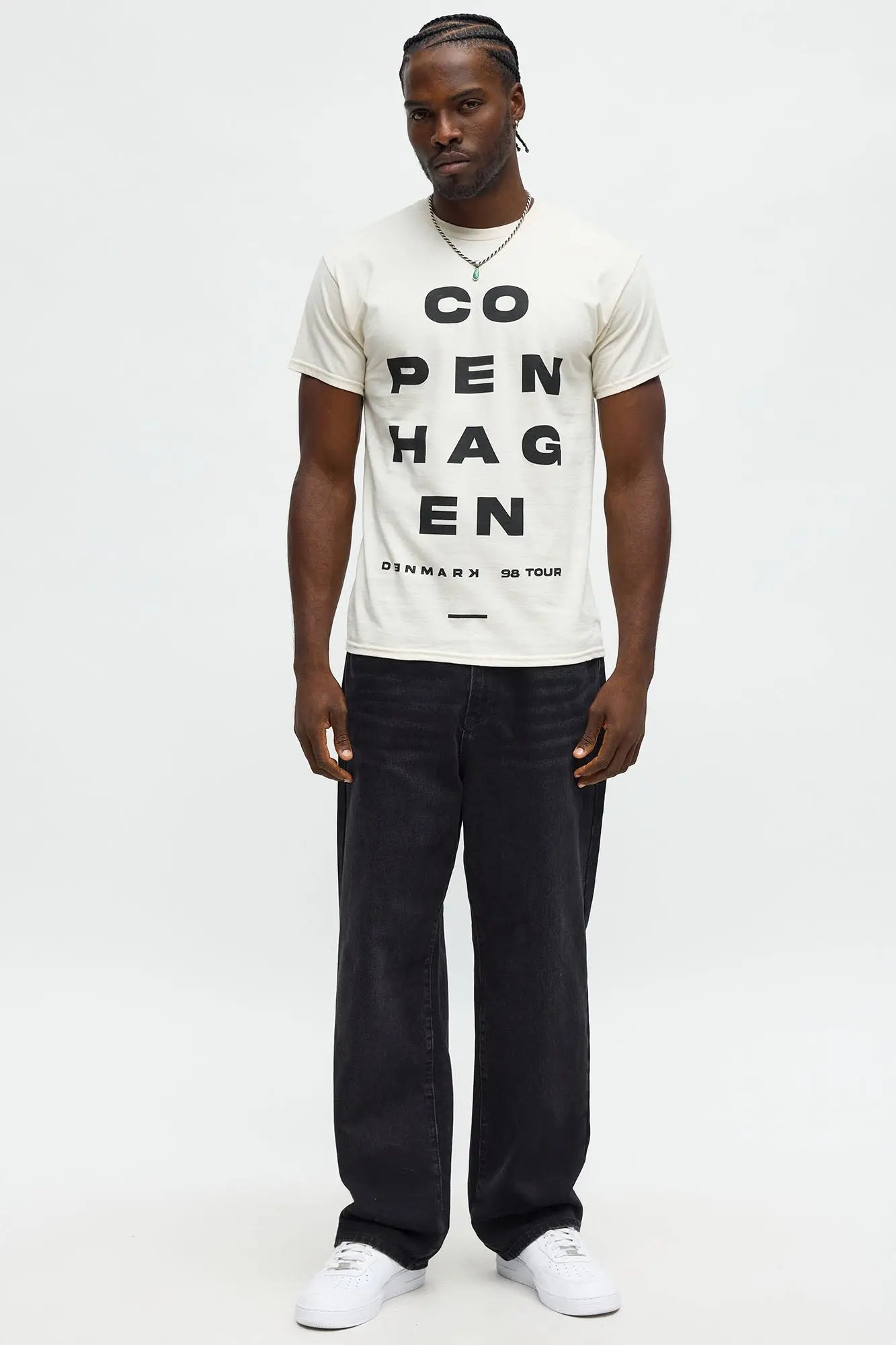 Copenhagen Tour Short Sleeve Tee - Natural