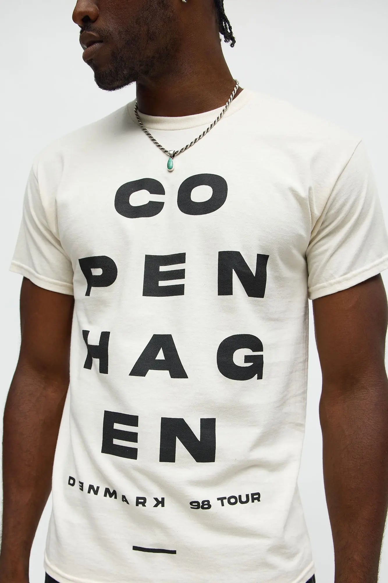Copenhagen Tour Short Sleeve Tee - Natural