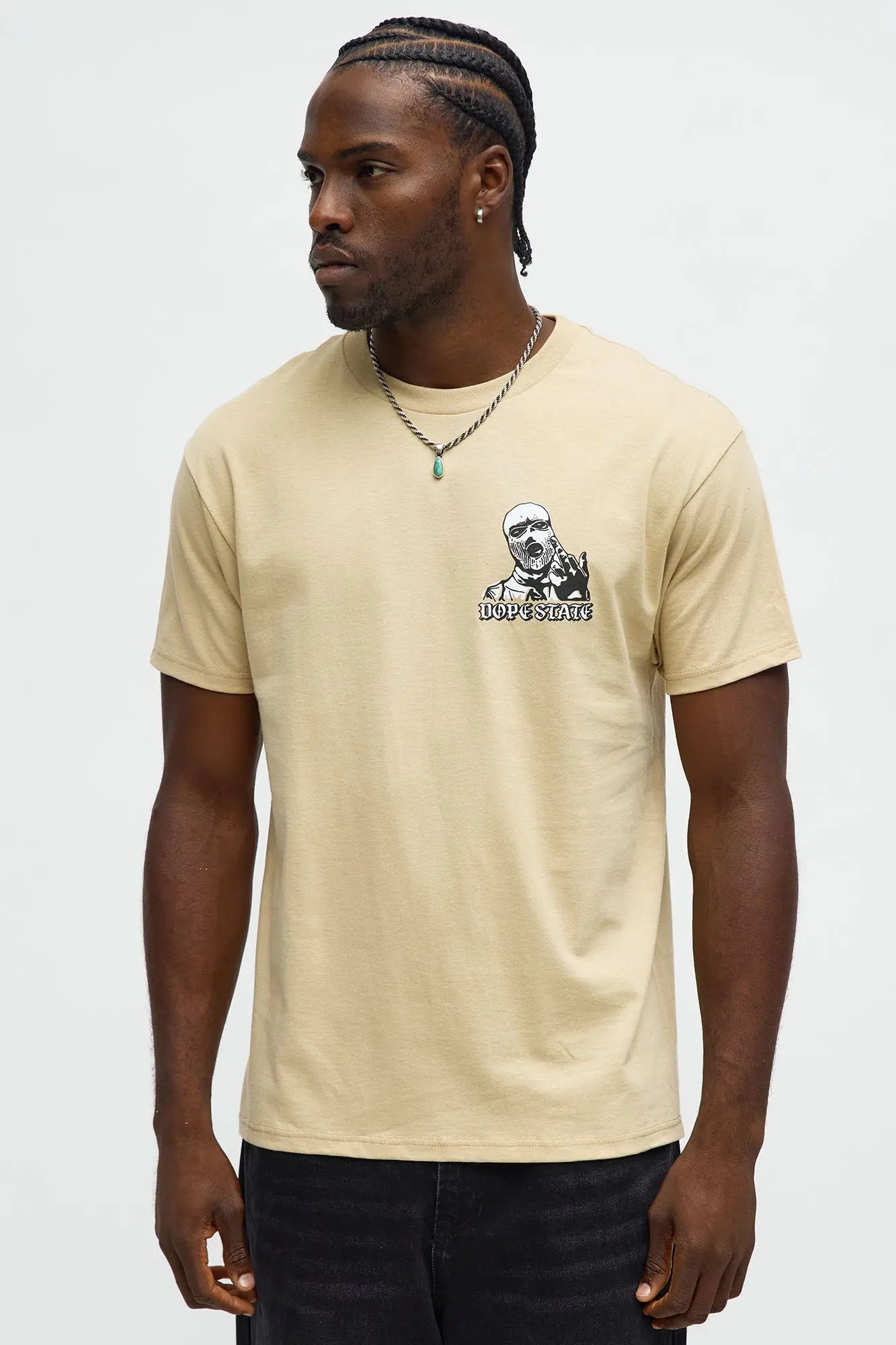 Dope State Short Sleeve Tee - Sand