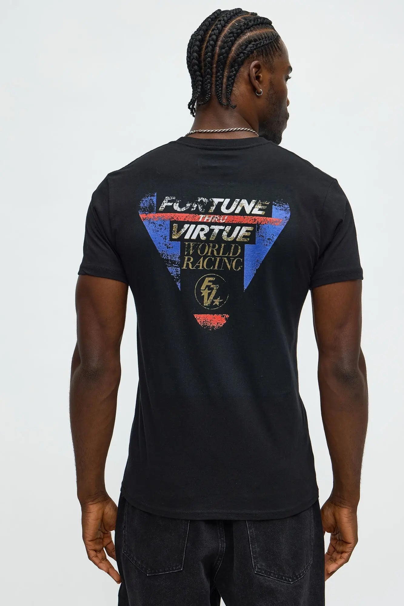 Fortune Thru Virtue Short Sleeve Tee - Black