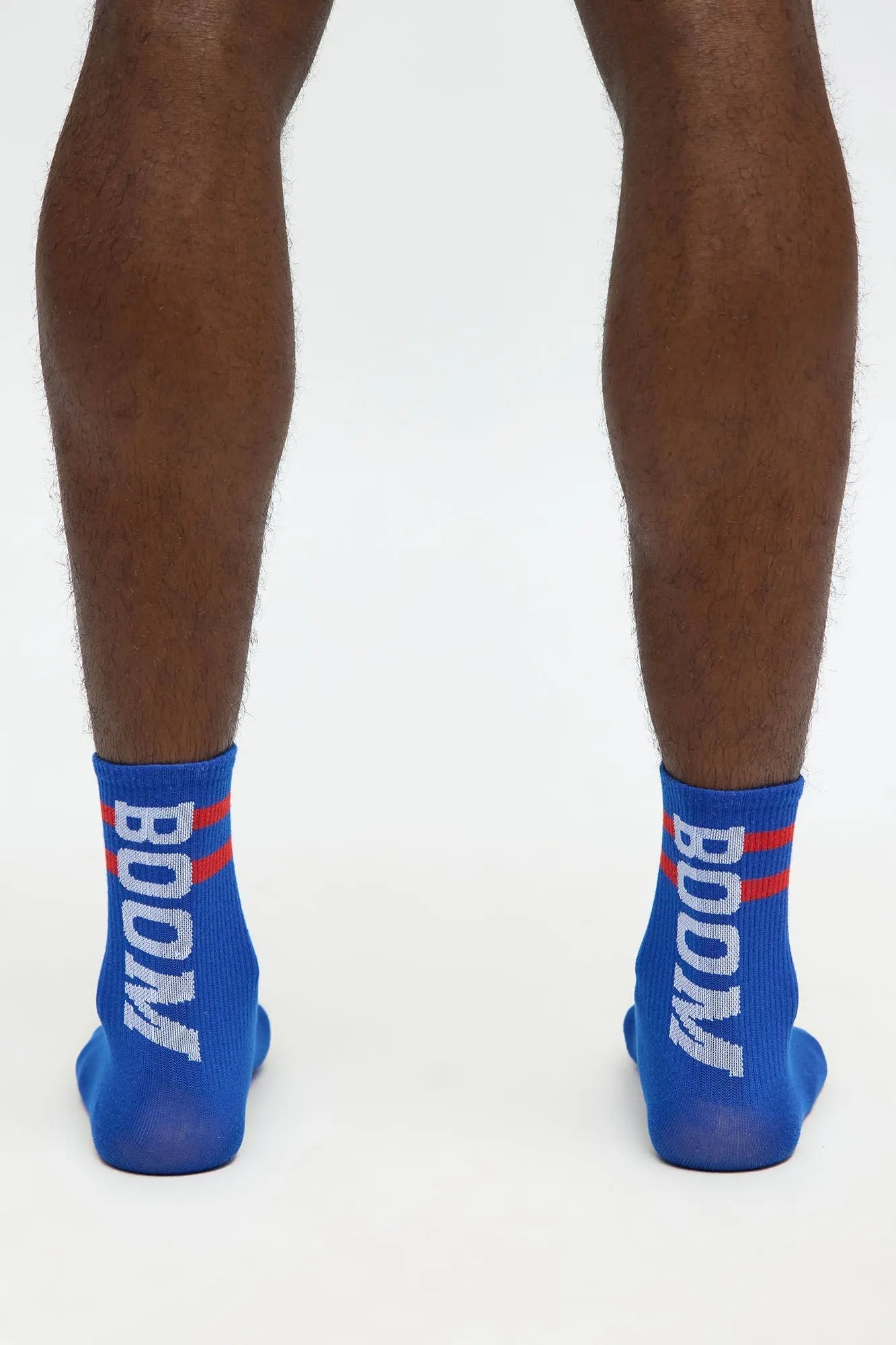 Boom Collegiate Ribbed Crew Sock - Blue/combo