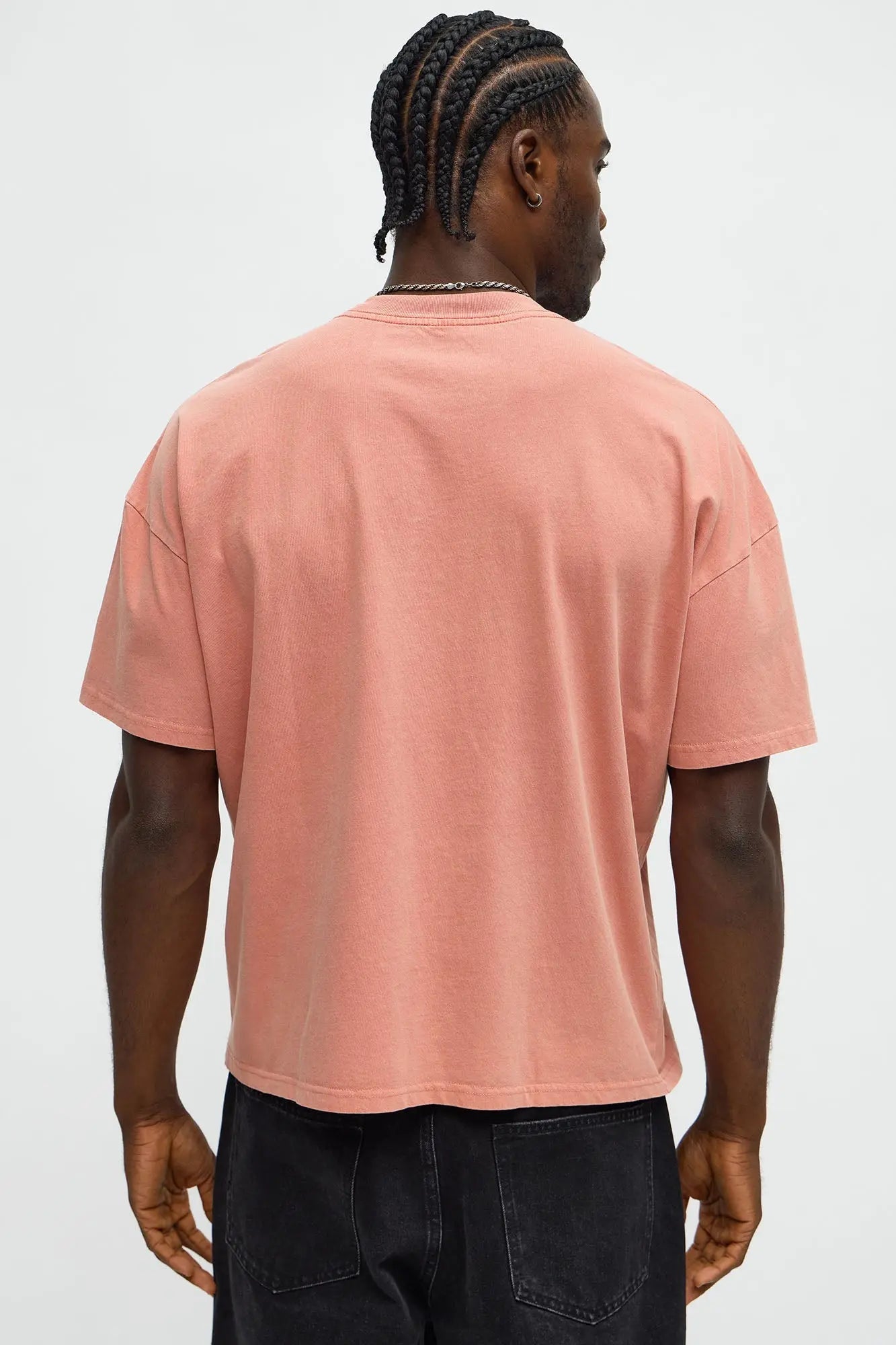 Heavens Sent Oversized Short Sleeve Tee - Coral