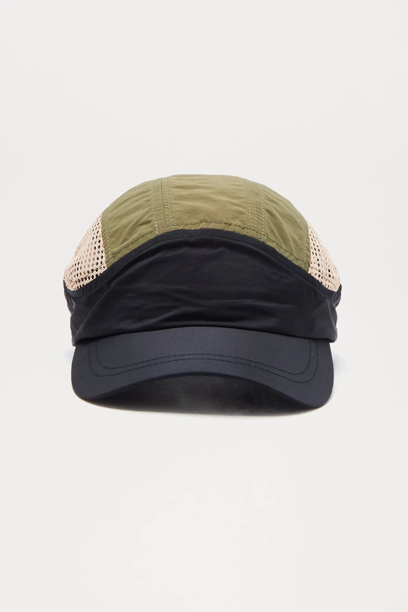 Short Brim 6 Panel Strapback Hat - Multi Color