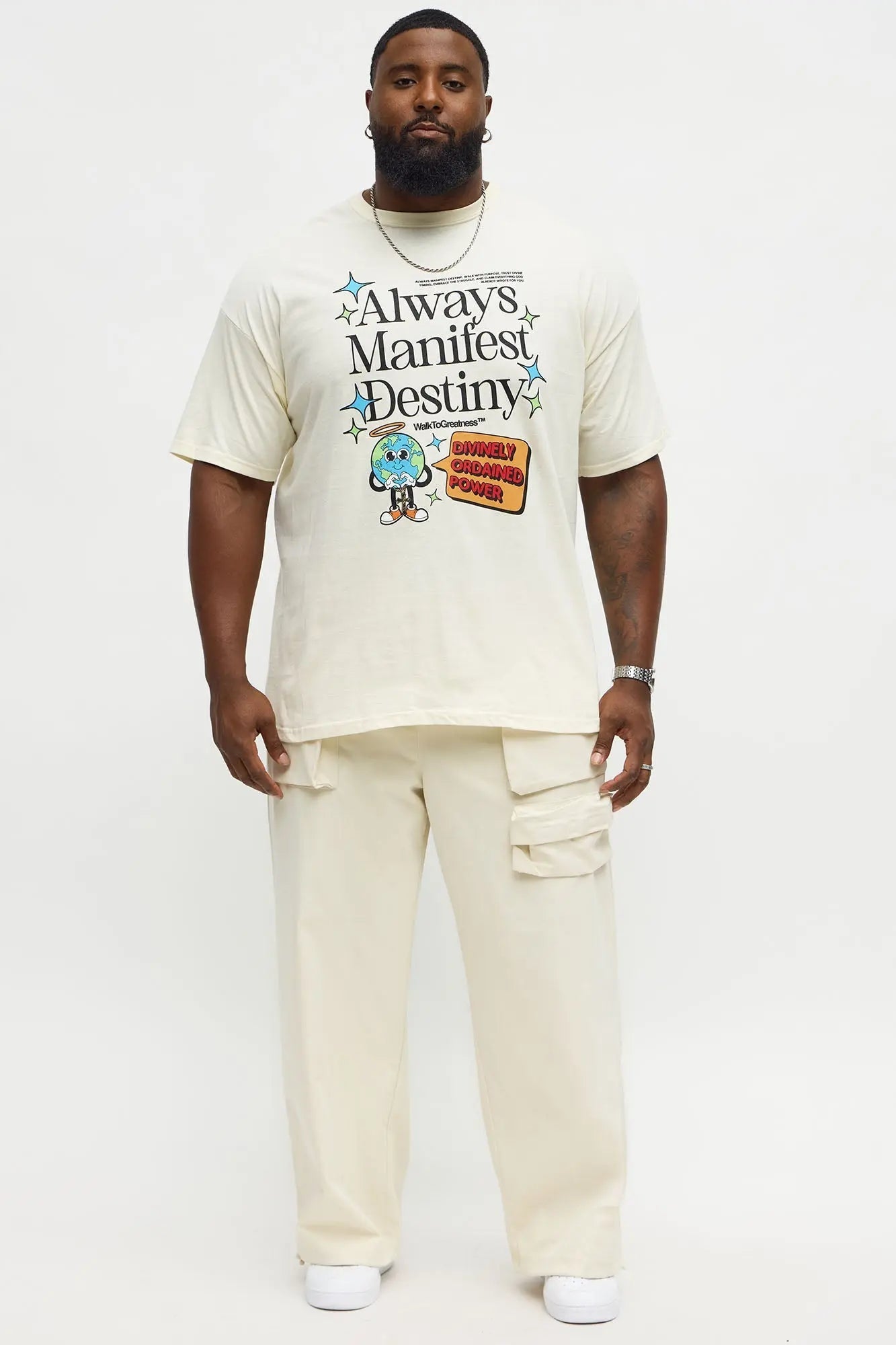 Always Manifest Destiny Short Sleeve Tee - Natural