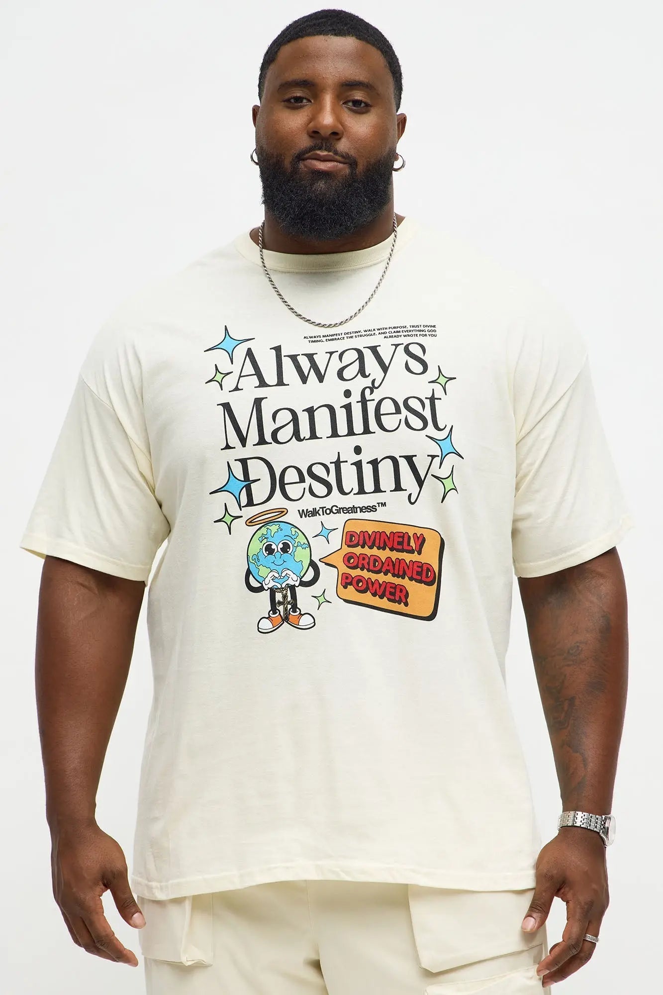 Always Manifest Destiny Short Sleeve Tee - Natural