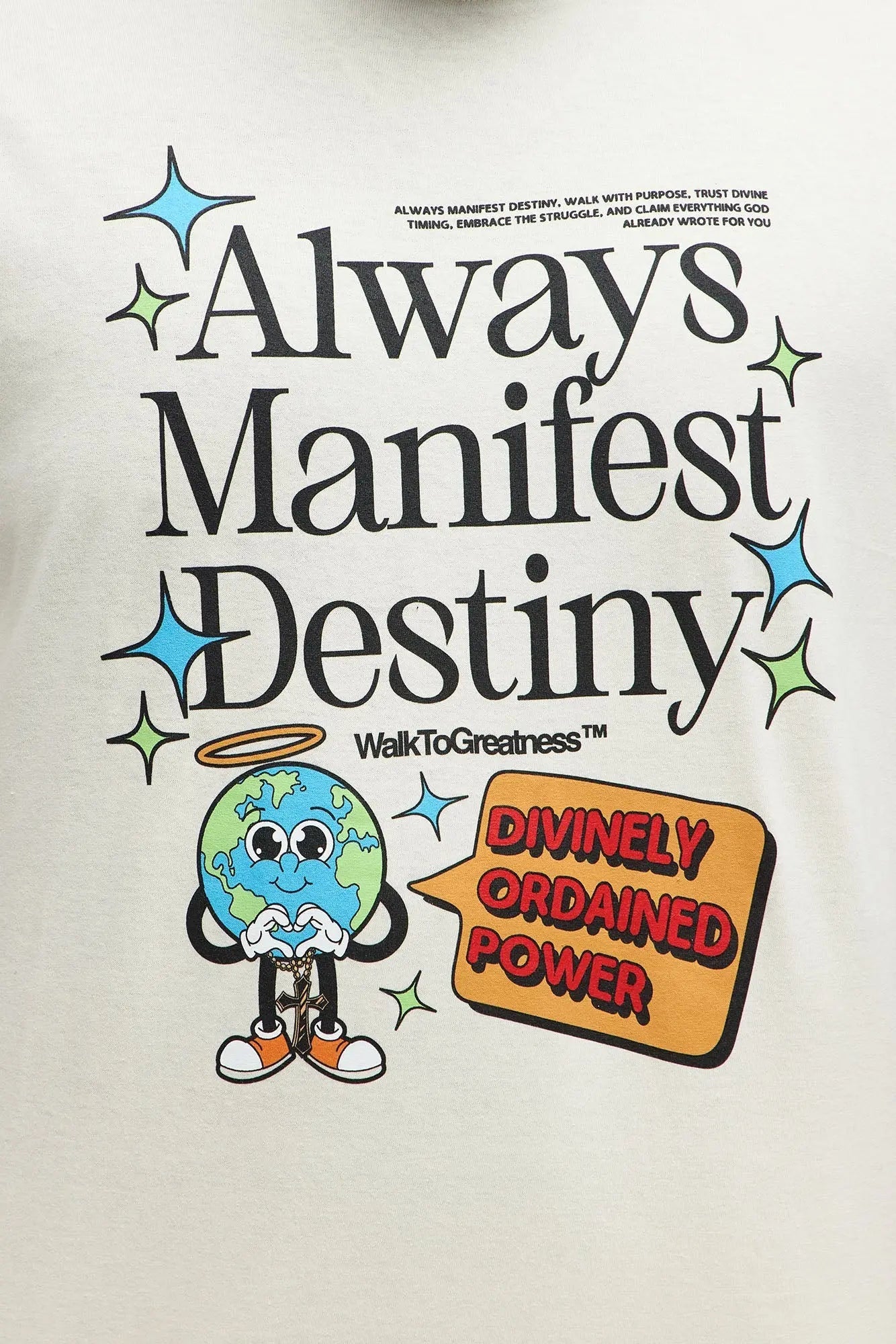 Always Manifest Destiny Short Sleeve Tee - Natural