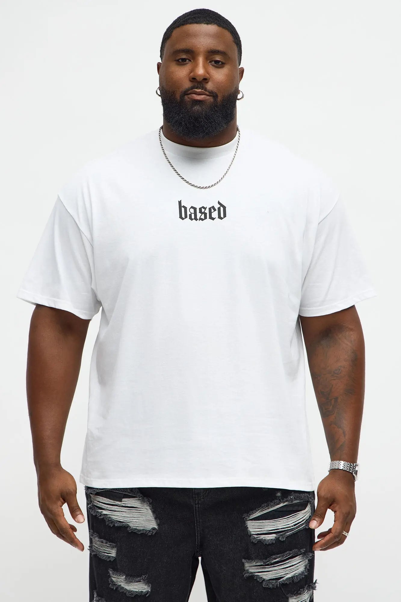 Based Short Sleeve Tee - White