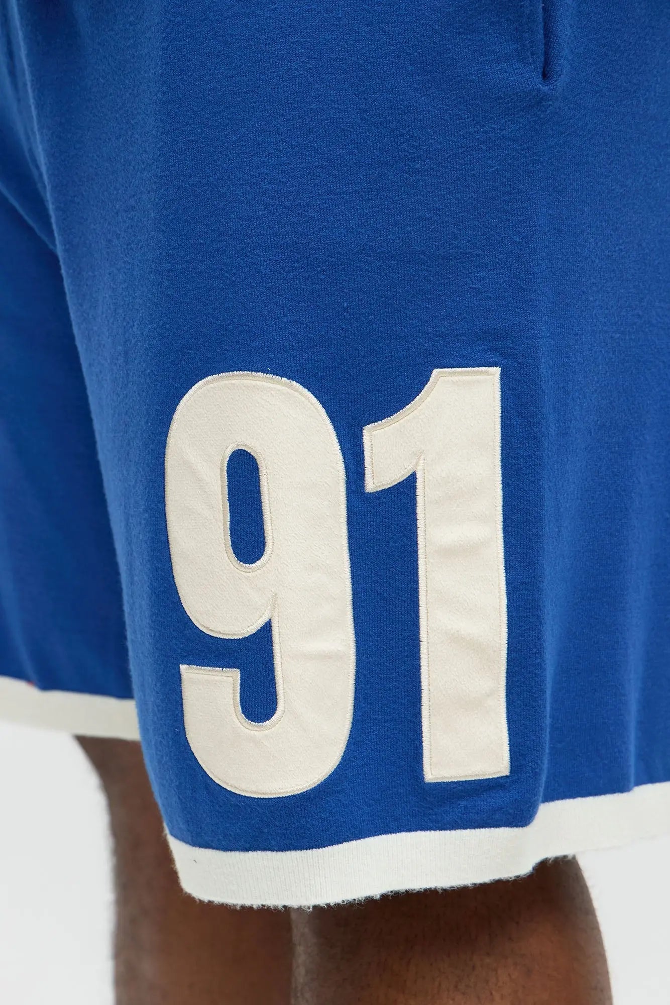Relaxed Fit 91 Sweater Shorts - Blue