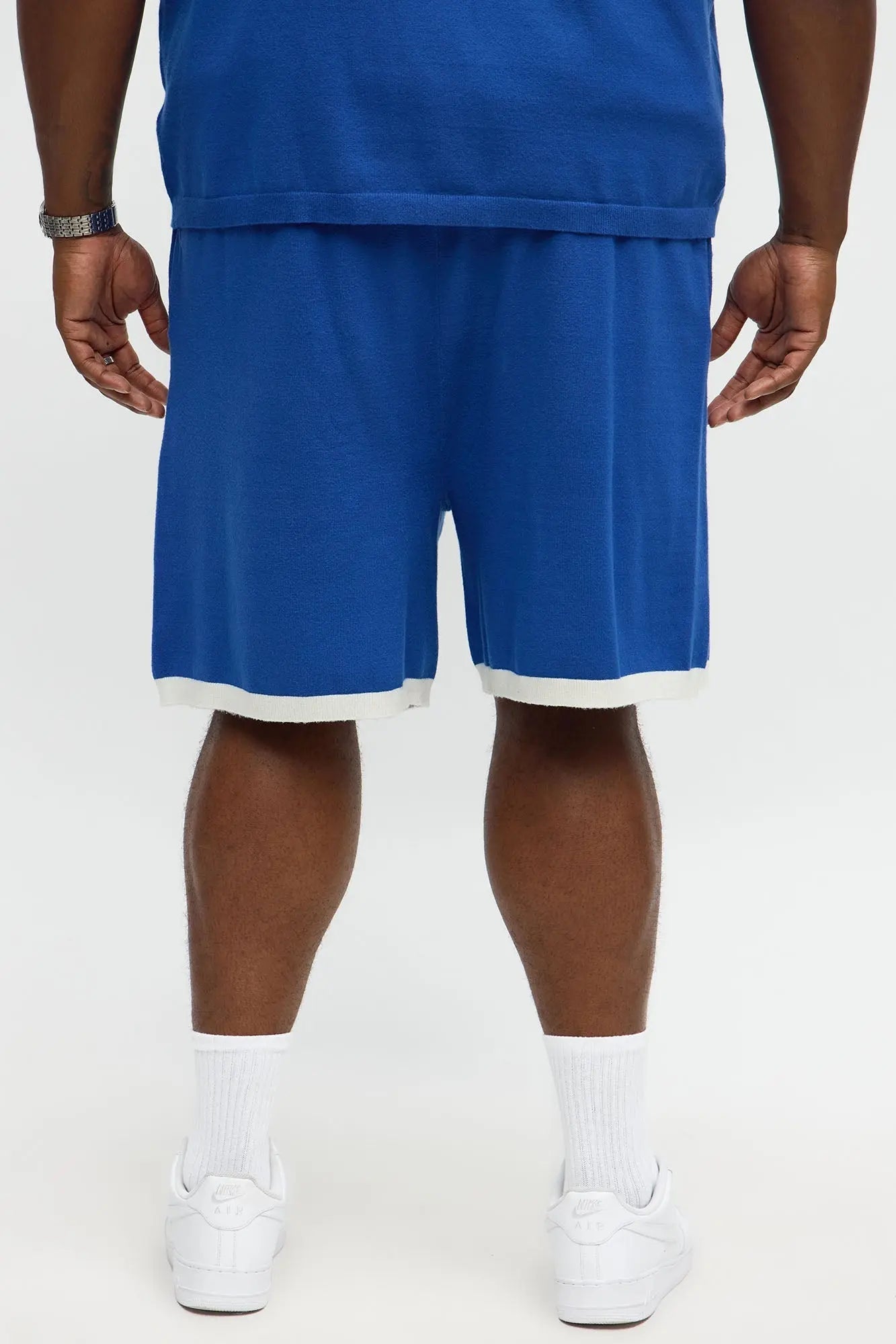 Relaxed Fit 91 Sweater Shorts - Blue