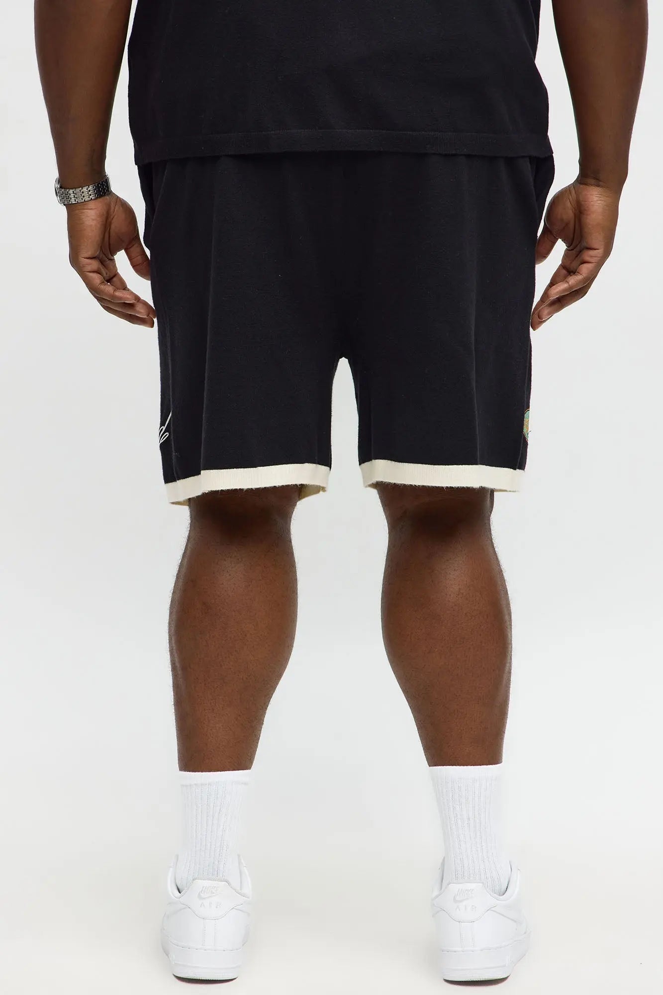 Relaxed Fit Blessed Shorts - Black