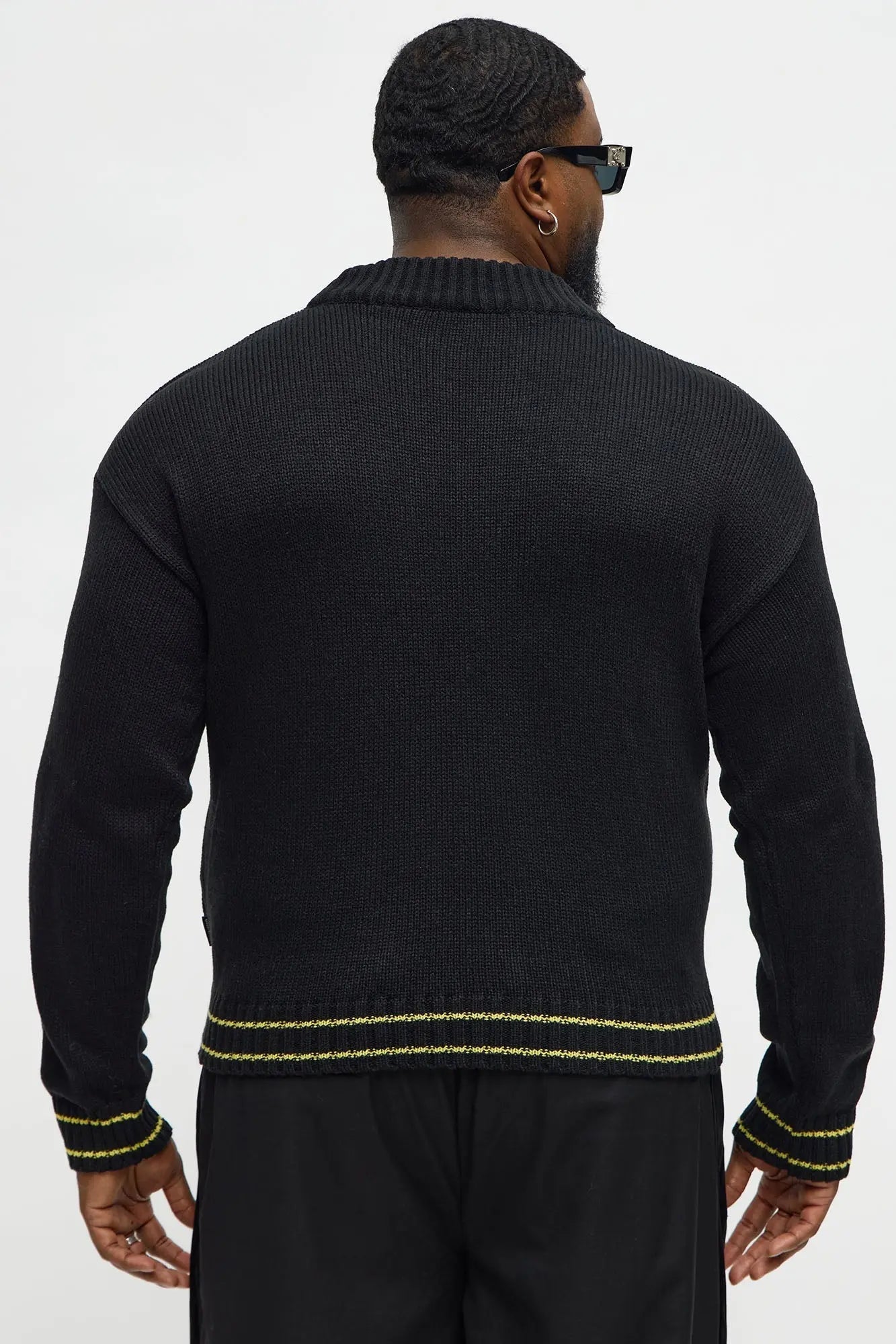 Southpole Turtleneck Pullover Sweater - Black