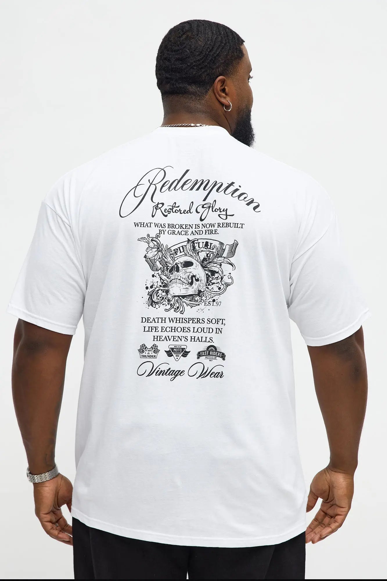 Seek Redemption Short Sleeve Tee - White