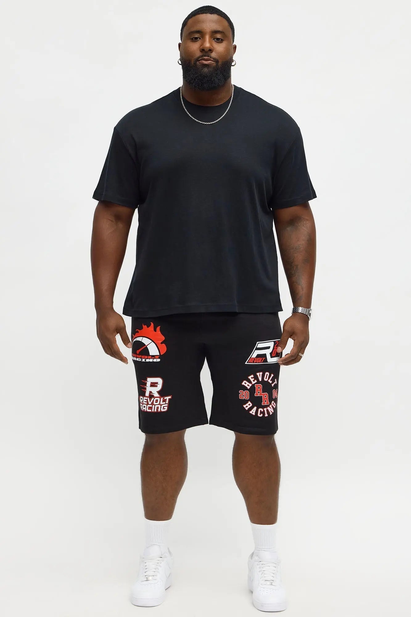 Revolt Racing Sweatshorts - Black