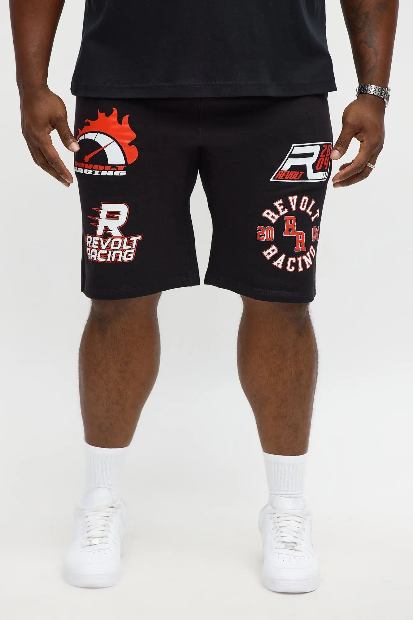 Revolt Racing Sweatshorts - Black