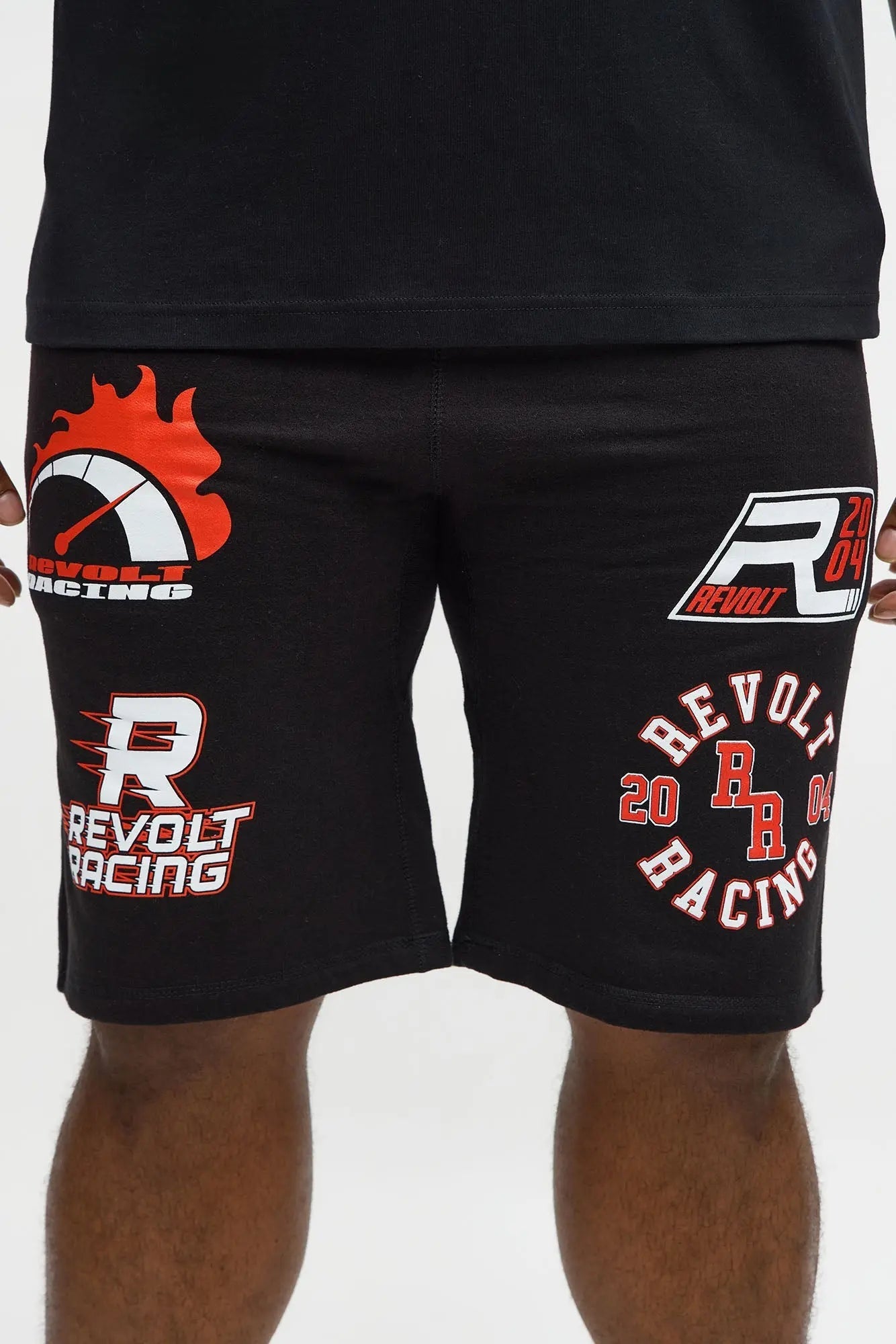 Revolt Racing Sweatshorts - Black