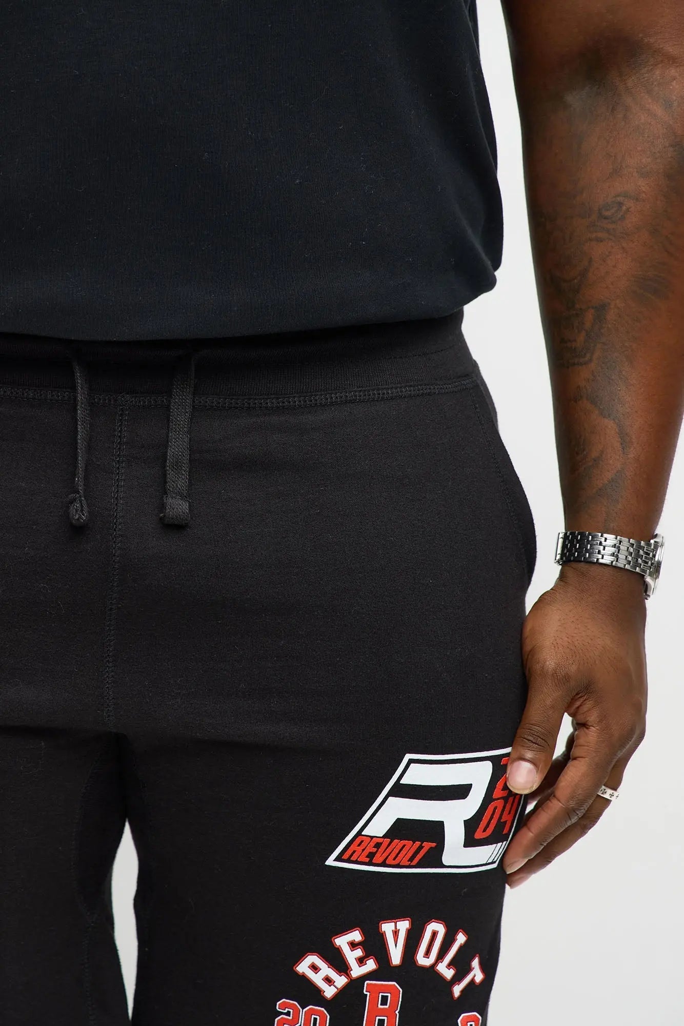 Revolt Racing Sweatshorts - Black