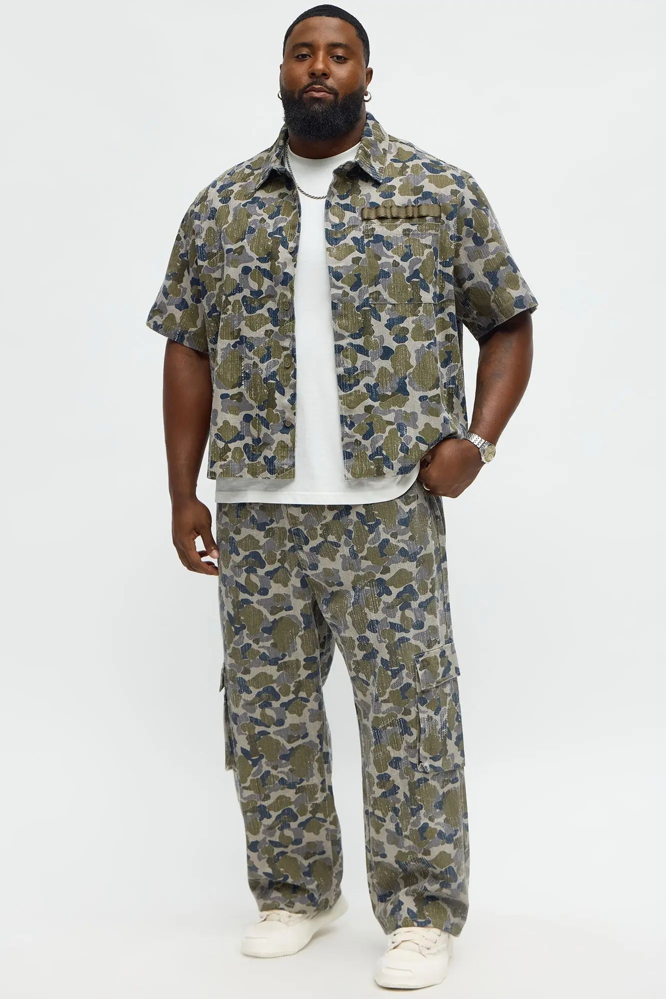 Baggy Urban Opps Camo Cargo Pants - Camouflage