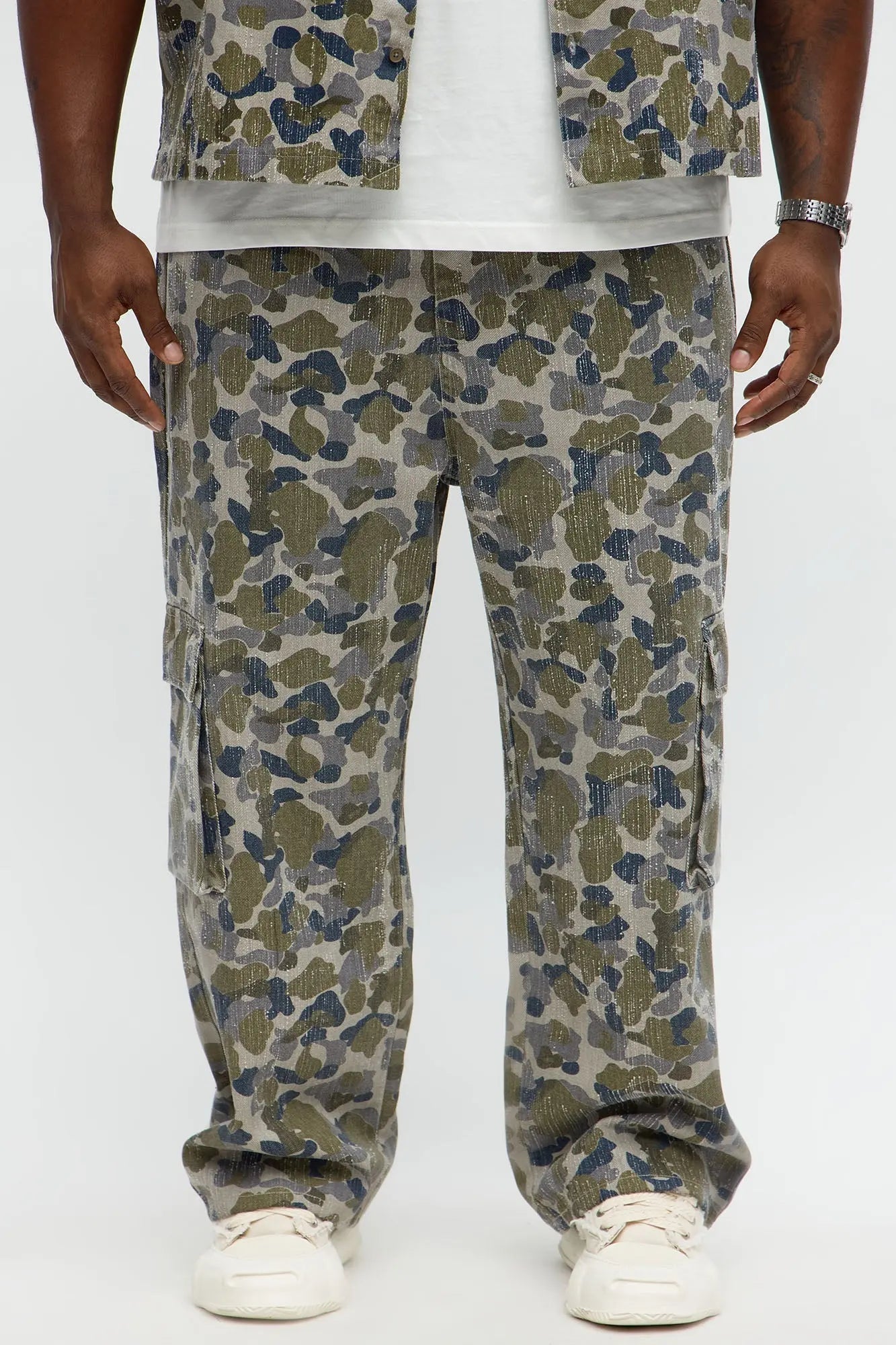 Baggy Urban Opps Camo Cargo Pants - Camouflage