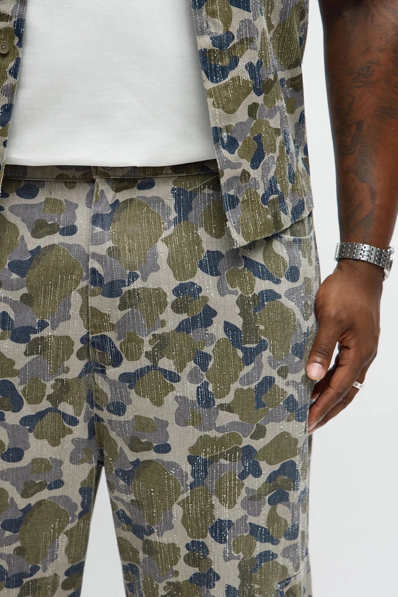 Baggy Urban Opps Camo Cargo Pants - Camouflage