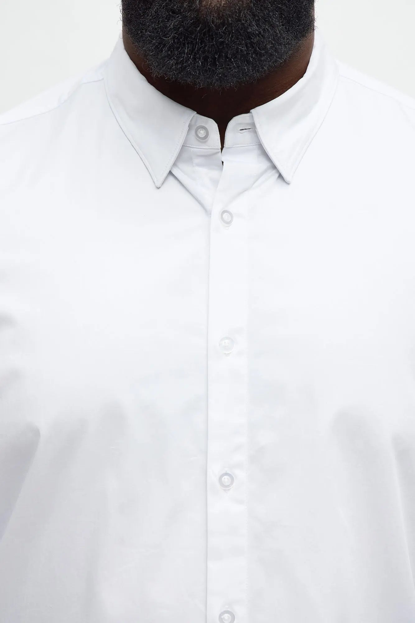 Luxe Stretch Dress Shirt - White