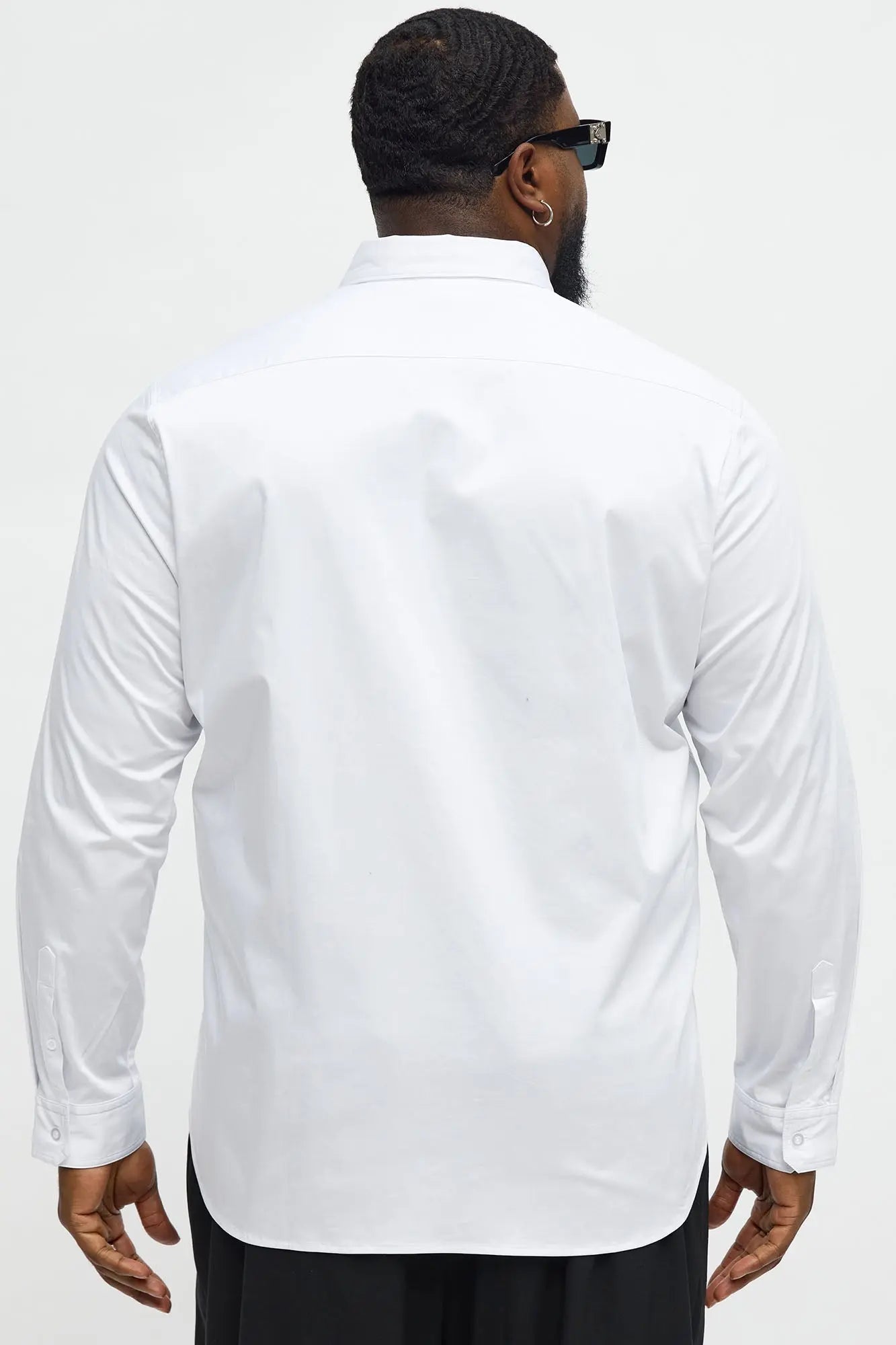Luxe Stretch Dress Shirt - White