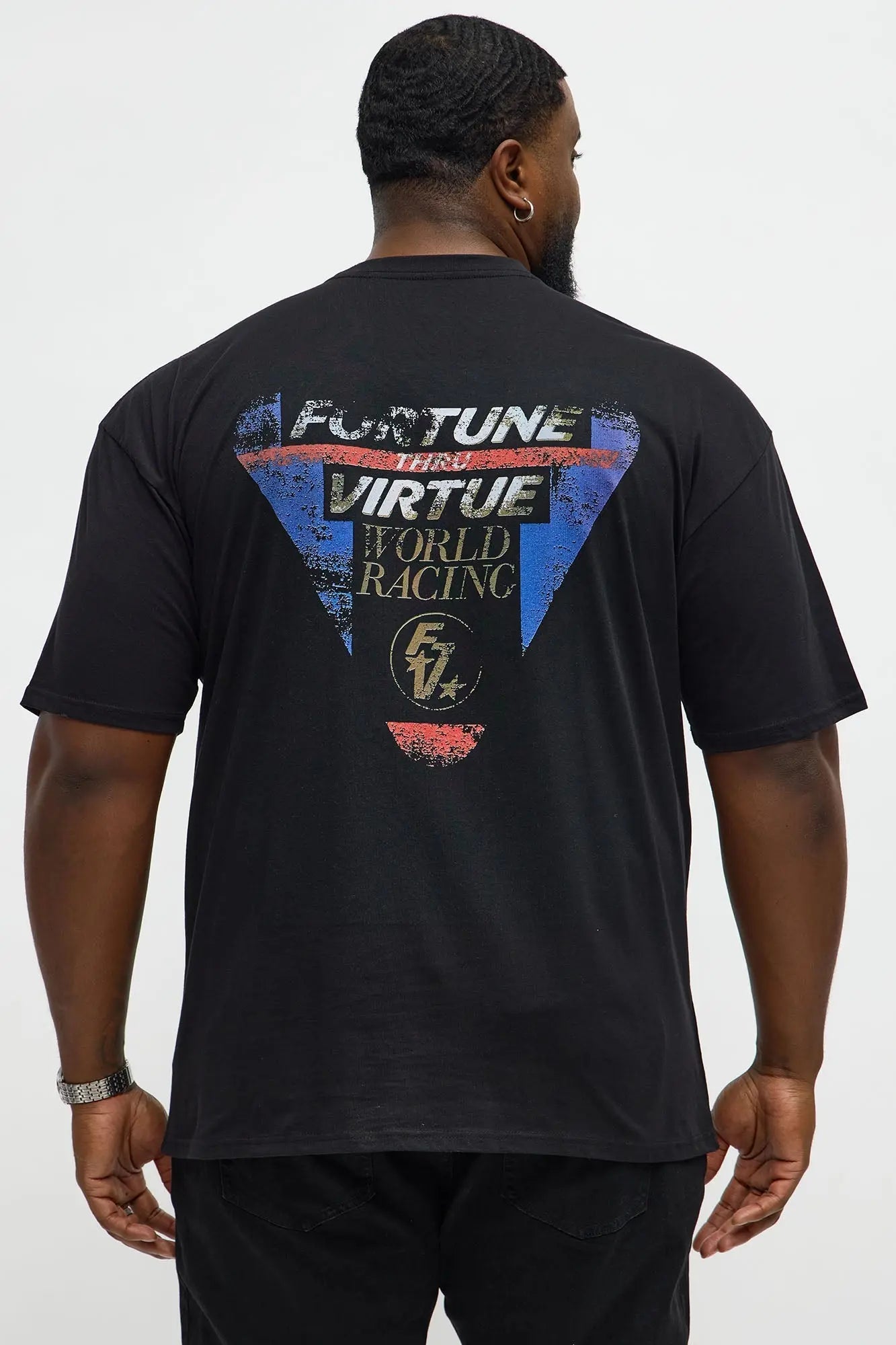 Fortune Thru Virtue Short Sleeve Tee - Black