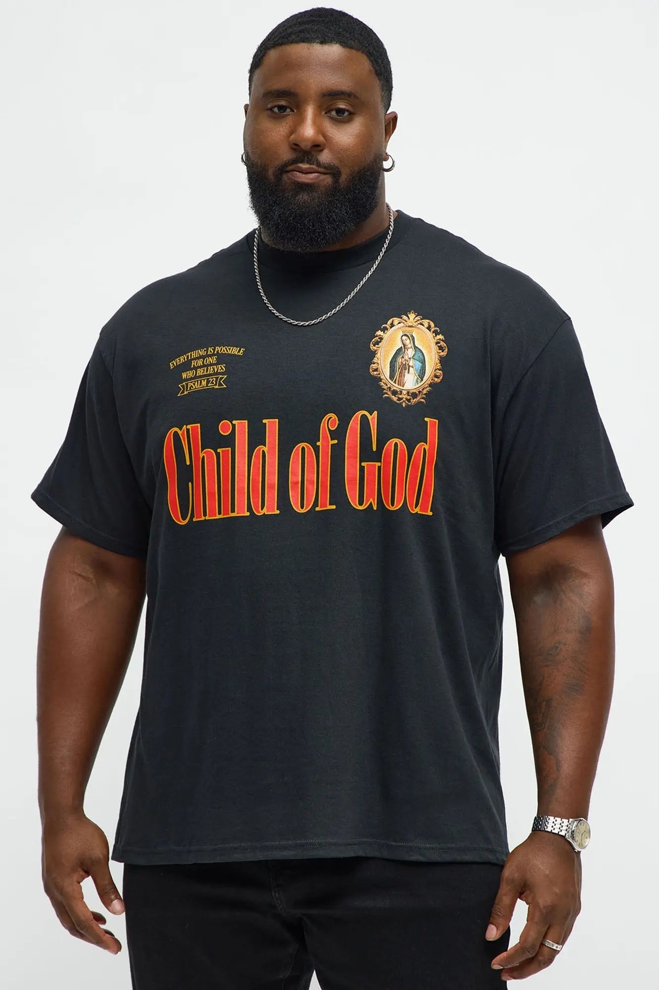Child Of God Repent Short Sleeve Tee - Black
