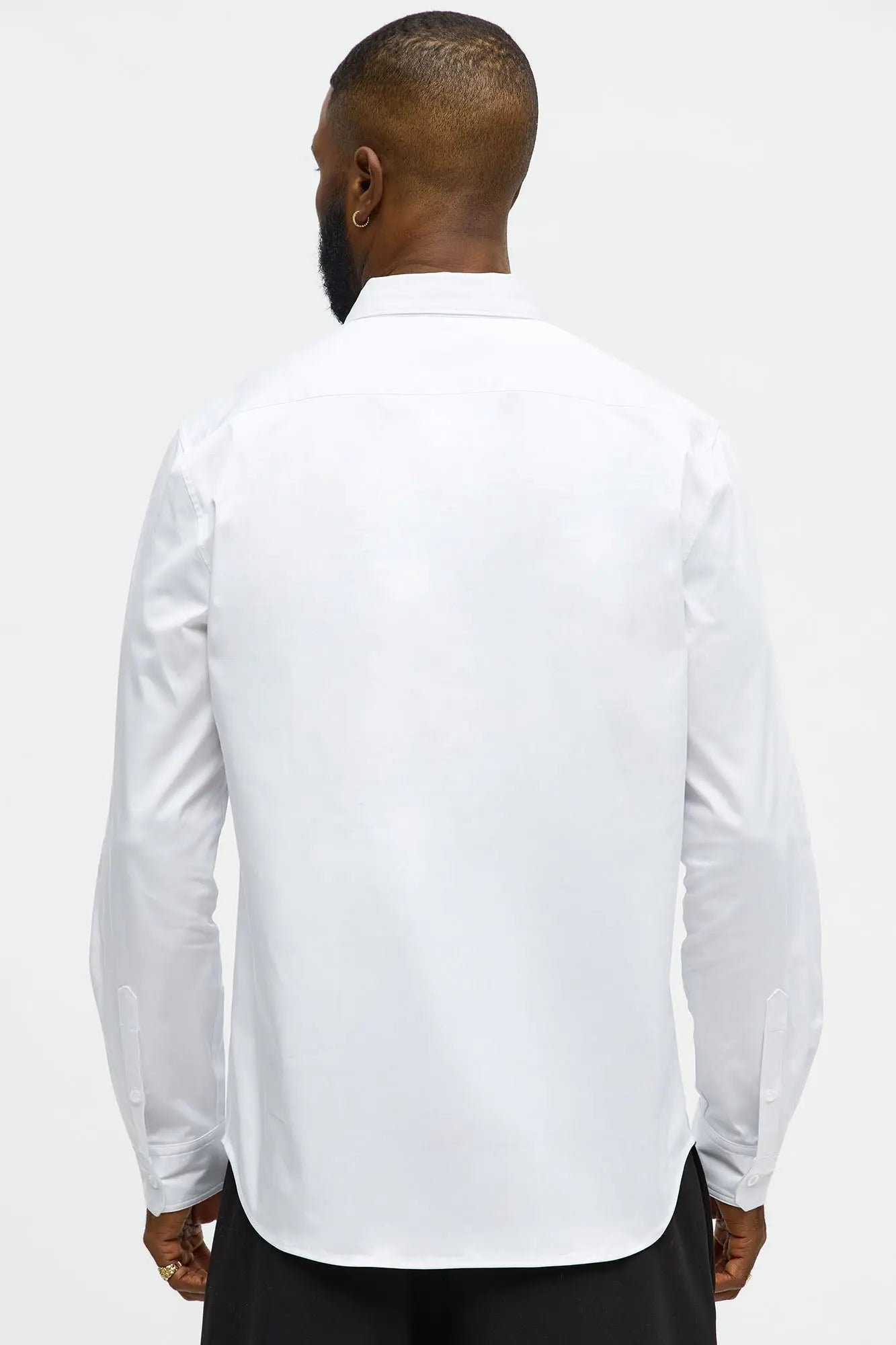 Luxe Stretch Dress Shirt - White