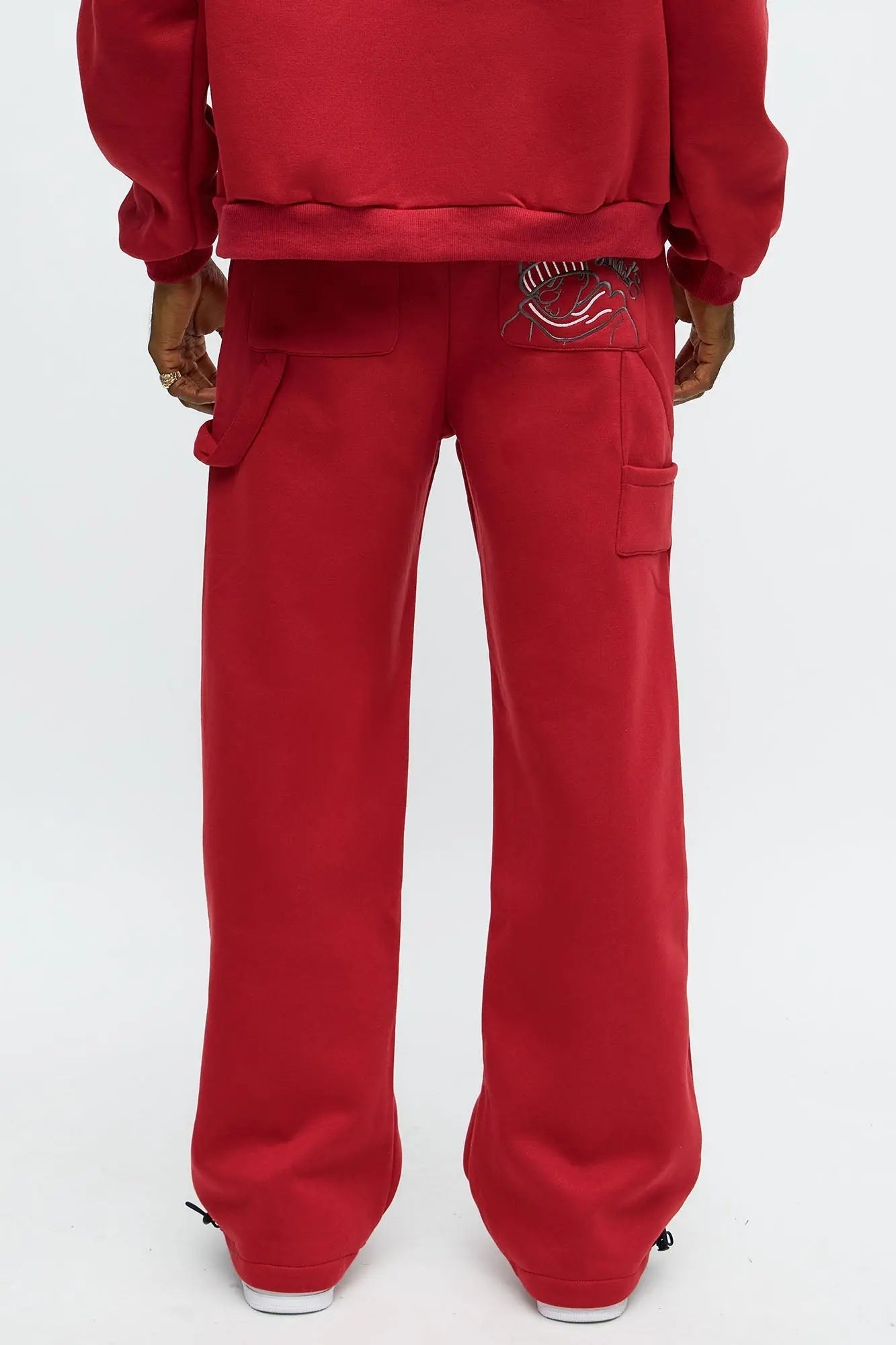 Southpole Signature Jogger - Red