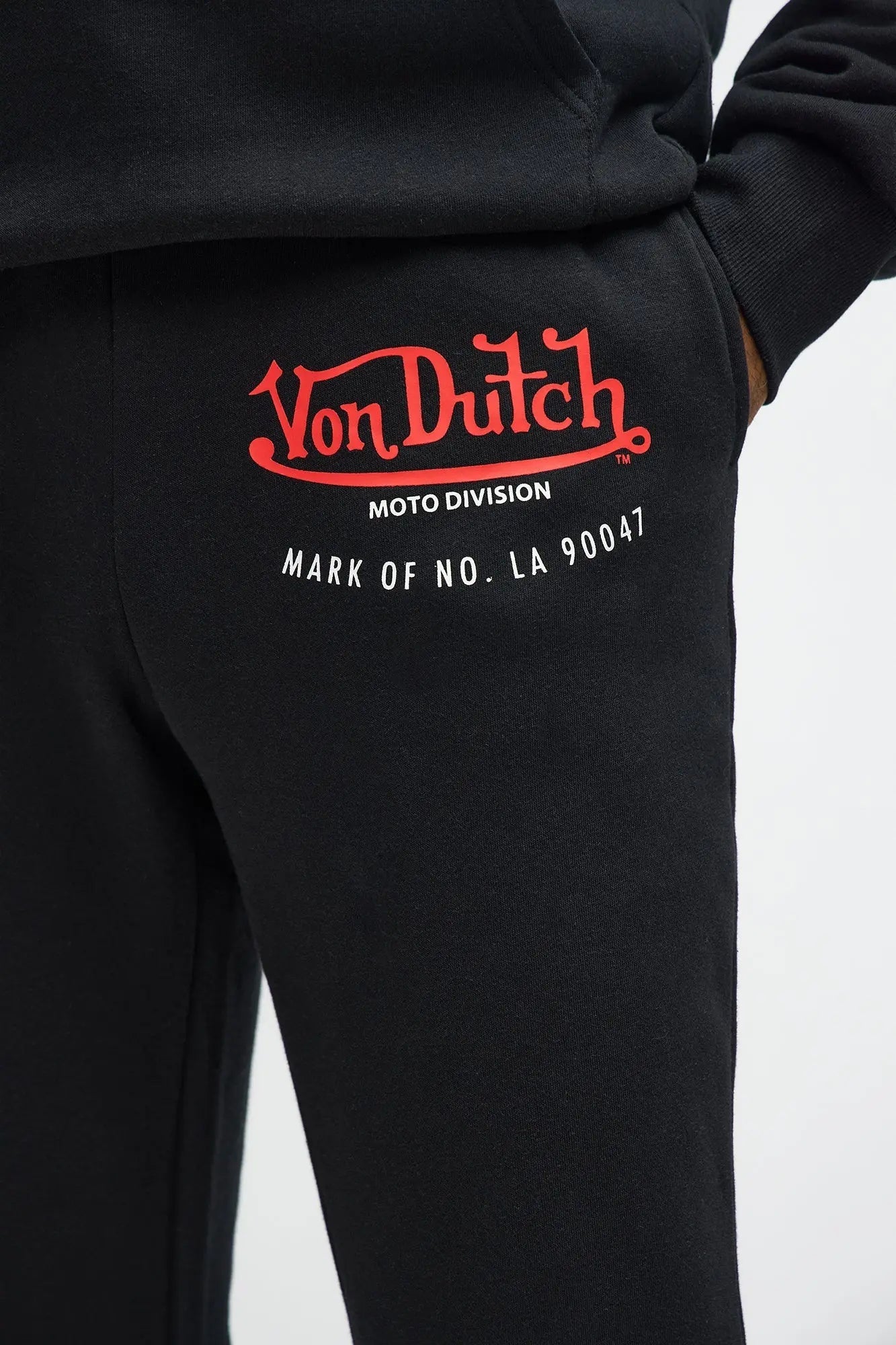 Von Dutch Motor Club Flared Sweatpants - Black