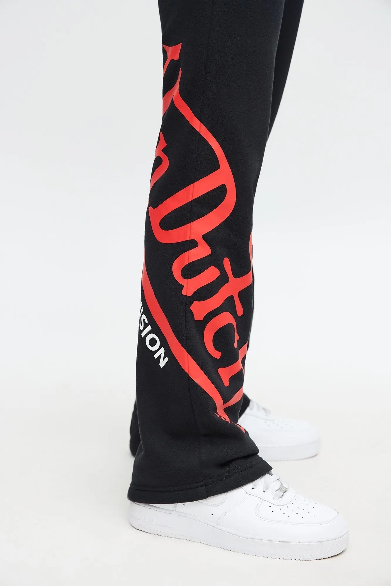 Von Dutch Motor Club Flared Sweatpants - Black