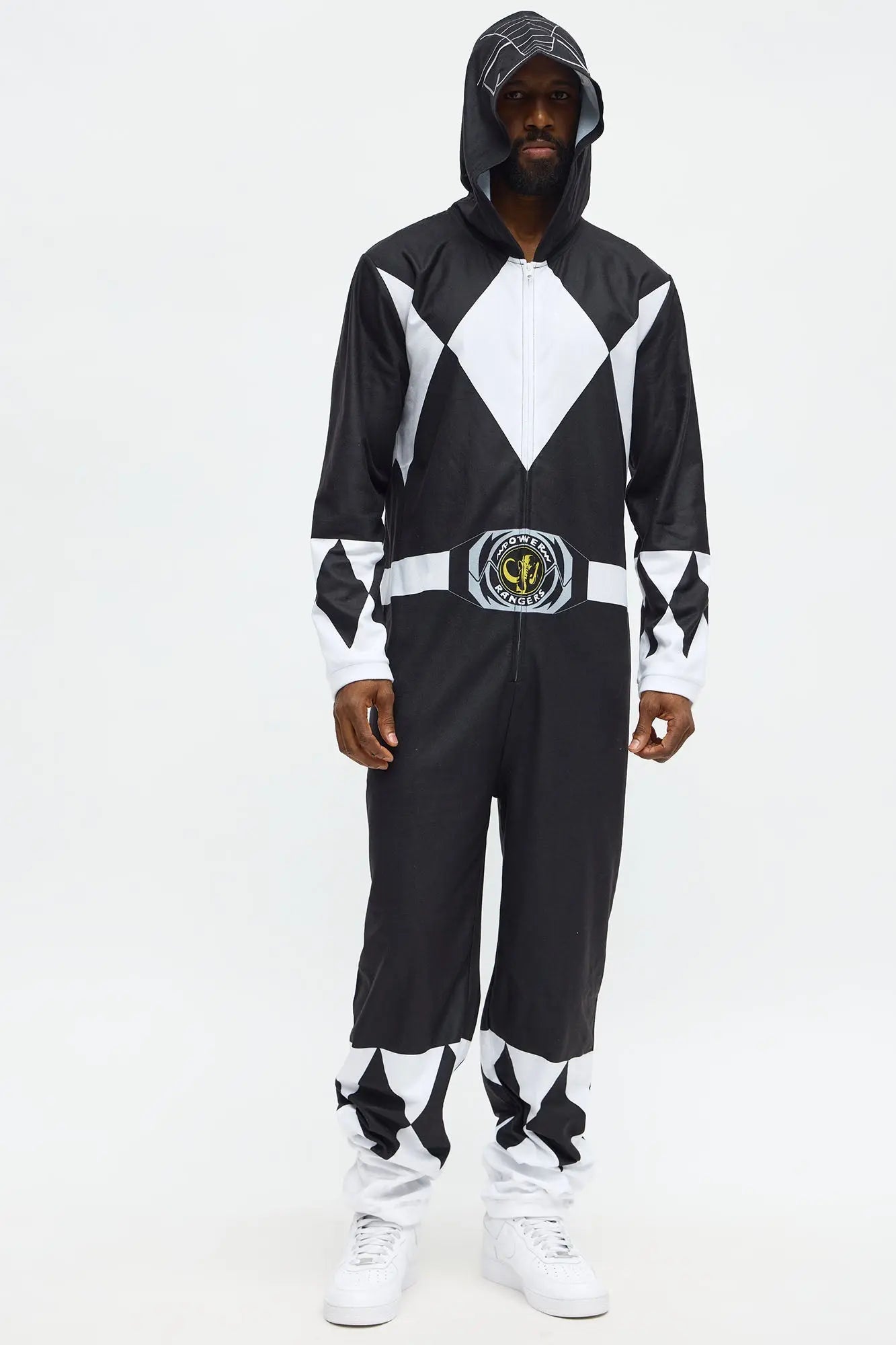 Mighty Morphin Power Ranger One Piece Costume - Black