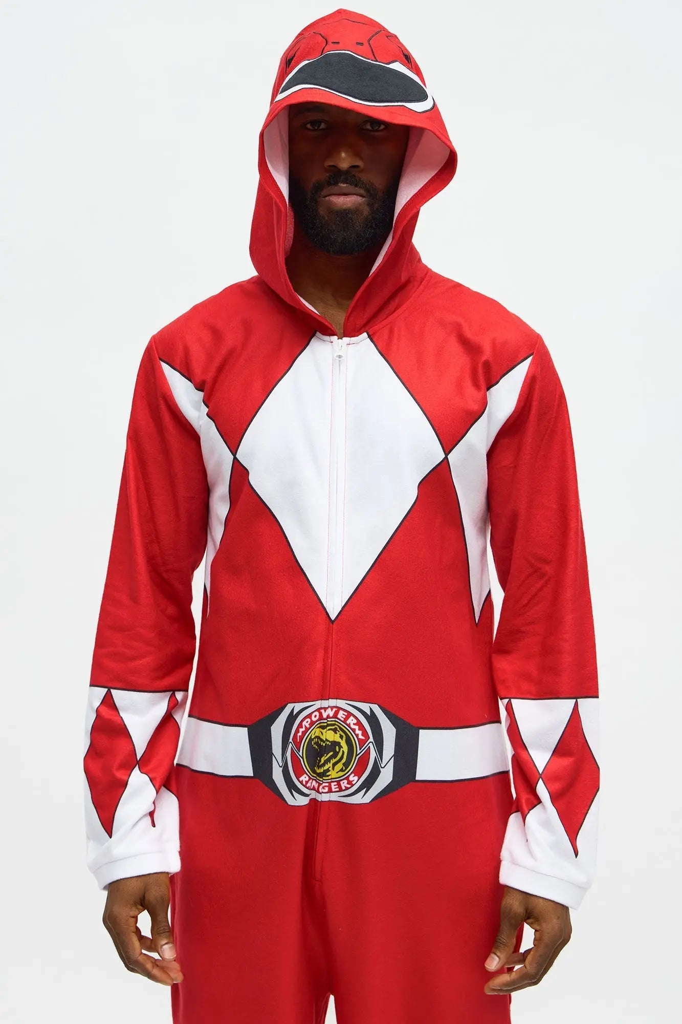 Mighty Morphin Power Ranger One Piece Costume - Red