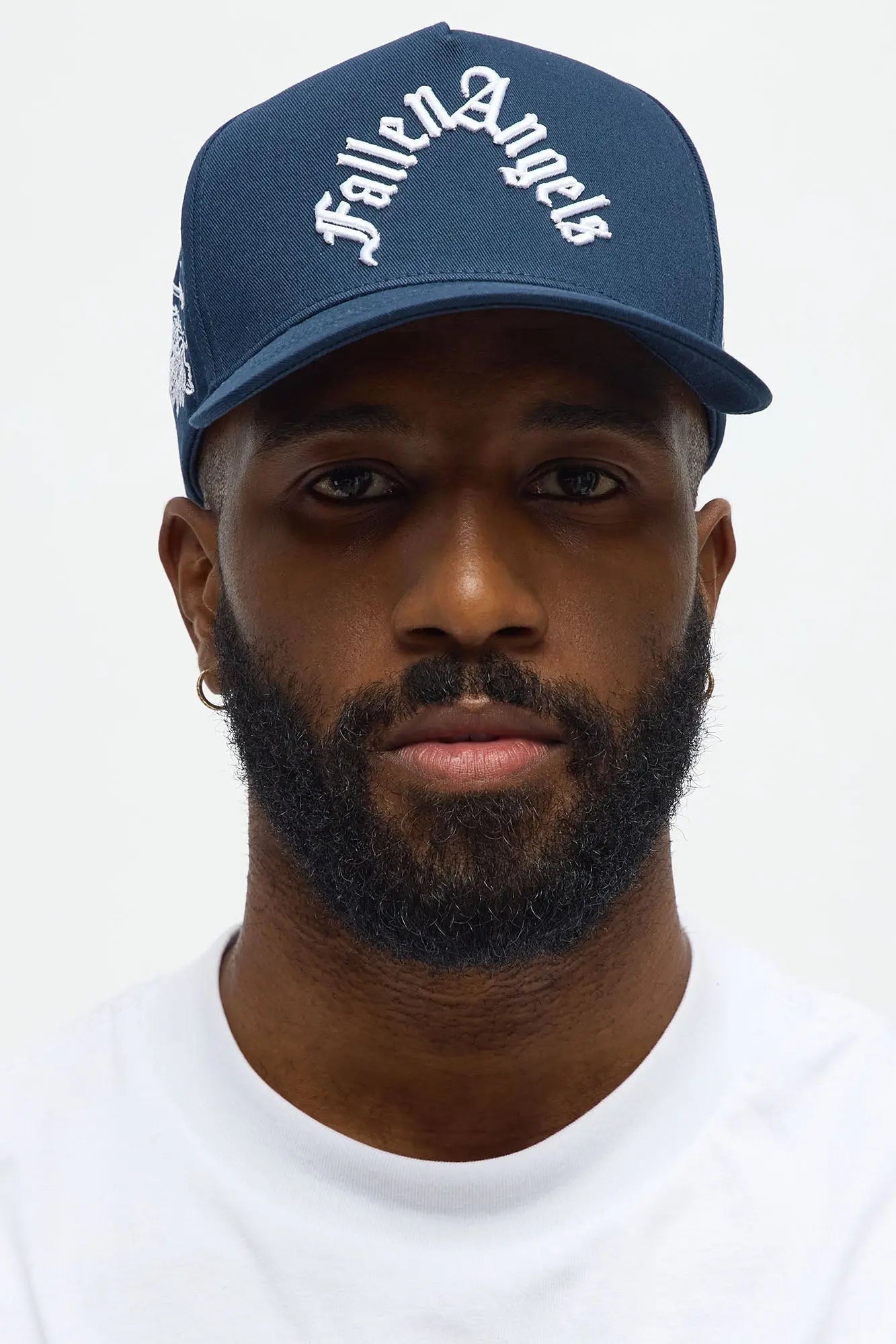Fallen Angels Structured Snapback Hat - Navy