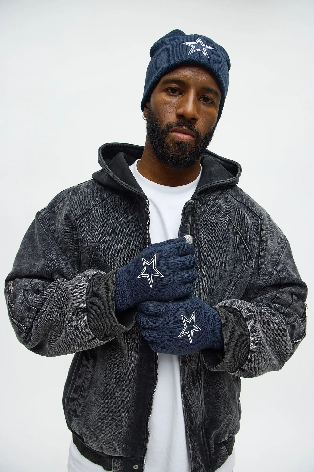 Classic Dallas Cowboys Beanie 2 Pack - Navy/combo