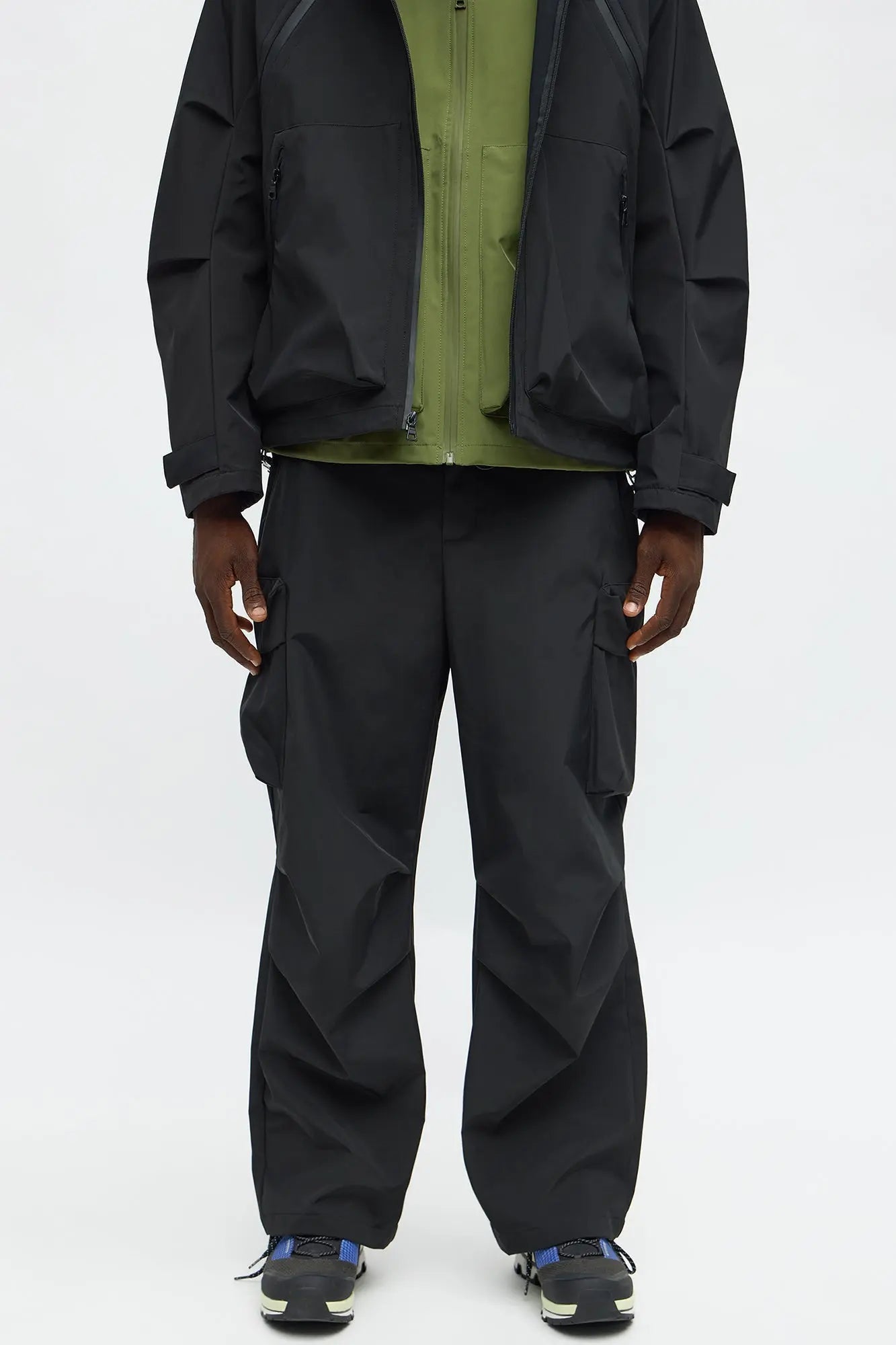 Baggy Peak Tech Cargo Pant - Black