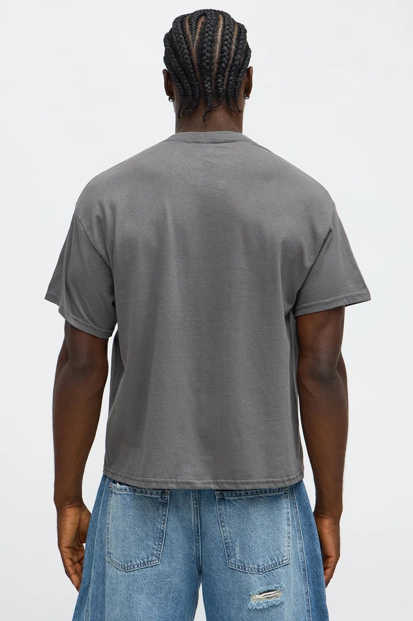 Sex Pistols Anarchy Oversized Short Sleeve Tee - Charcoal