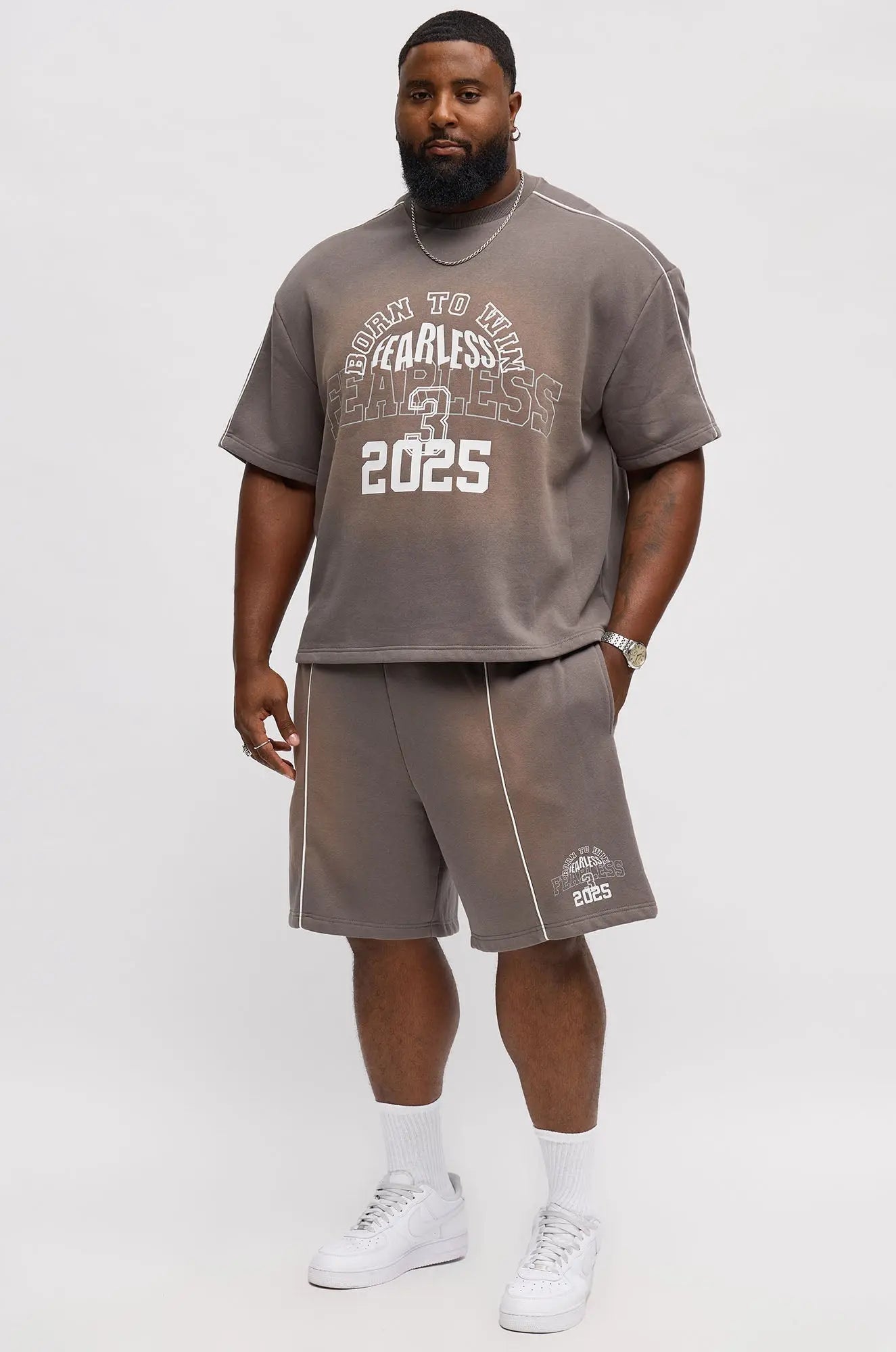 Tyson Relaxed Just Go With It Shorts - Dark Grey
