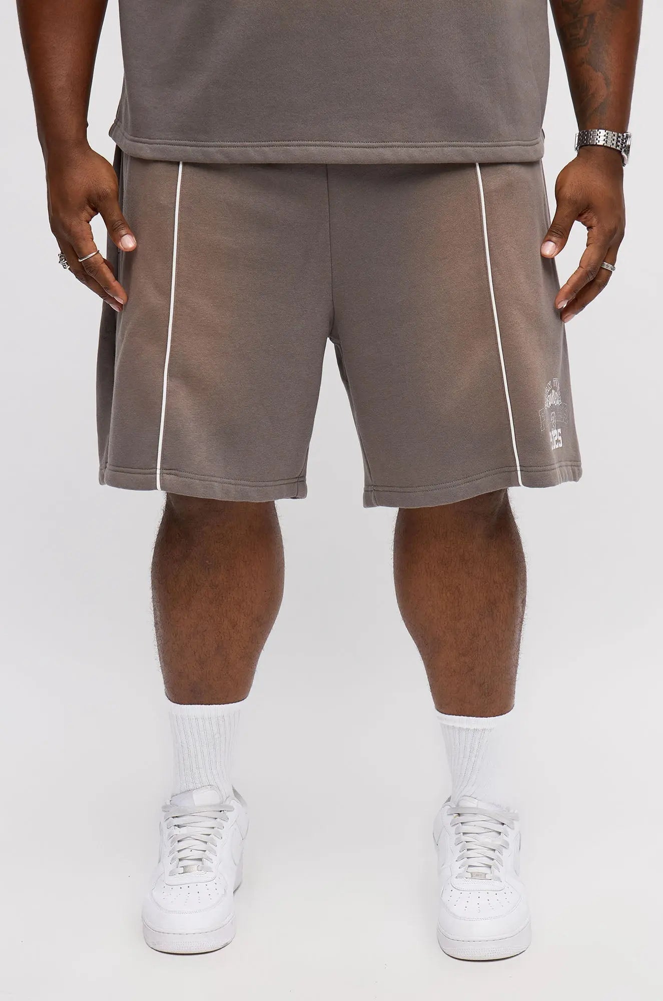 Tyson Relaxed Just Go With It Shorts - Dark Grey