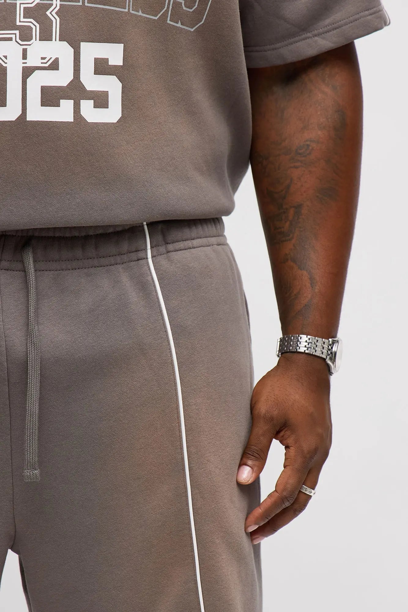 Tyson Relaxed Just Go With It Shorts - Dark Grey