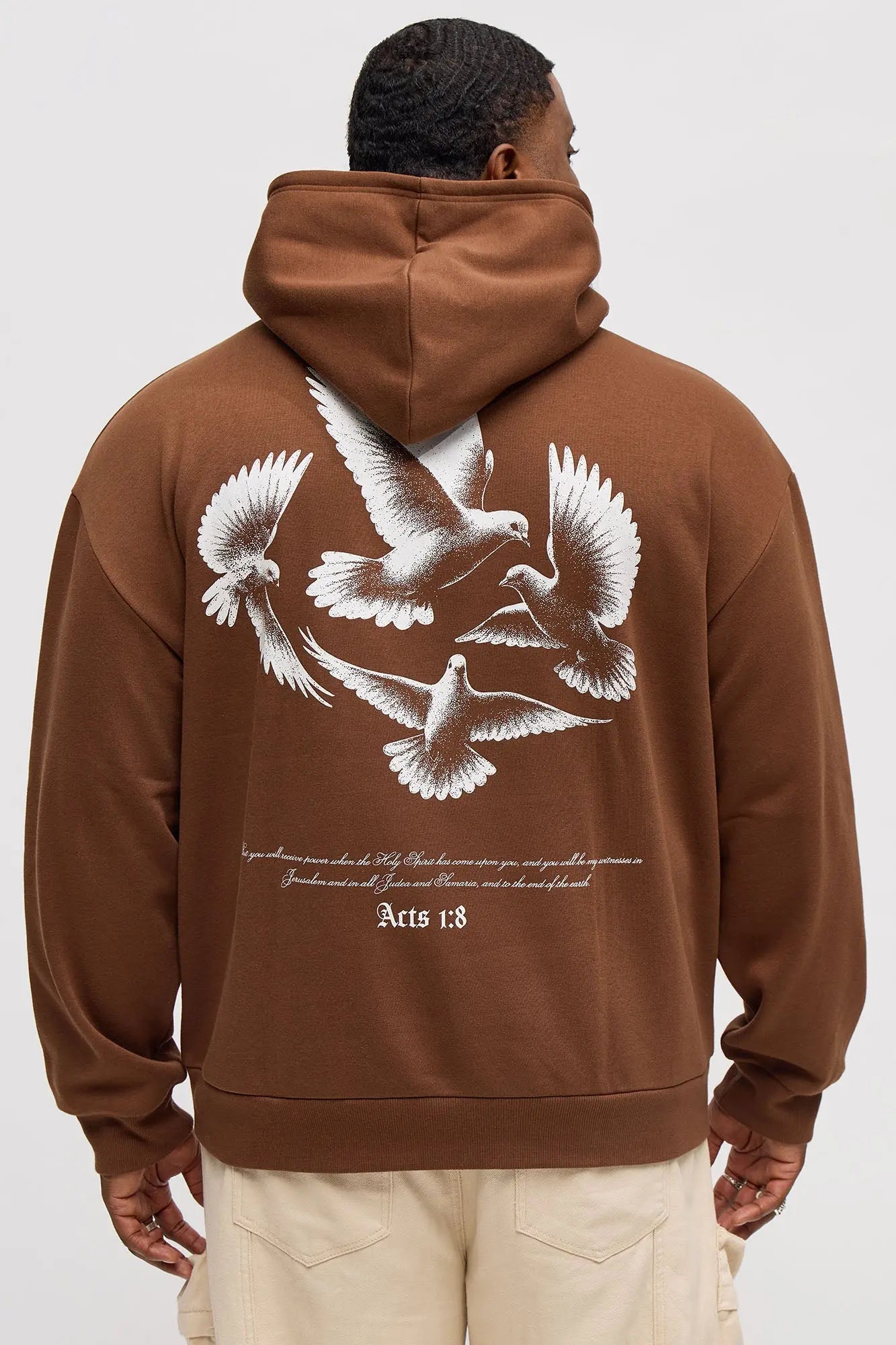 Holy Spirit Promised Hoodie - Chocolate
