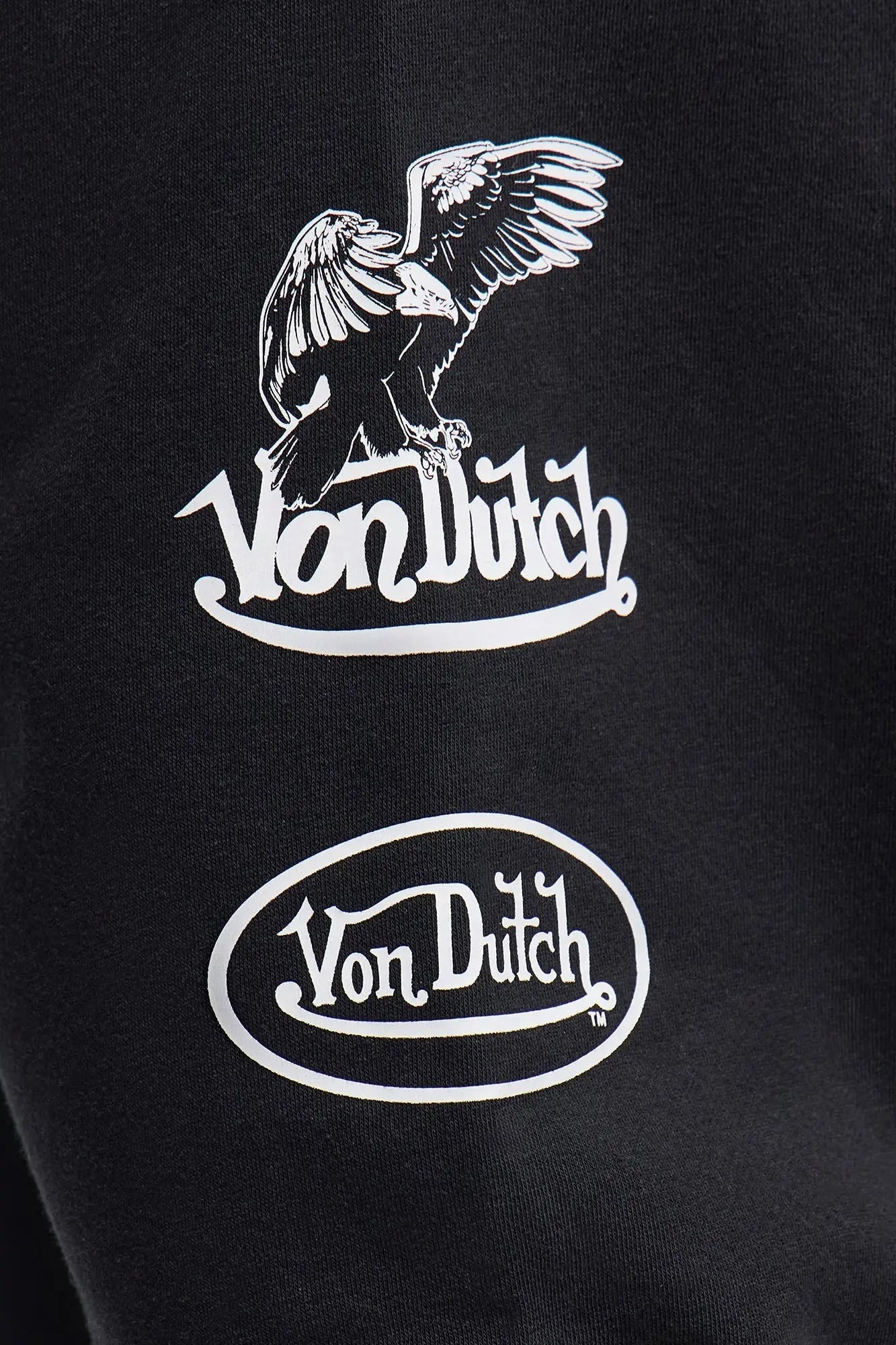 Von Dutch Live To Ride Oversized Hoodie - Black