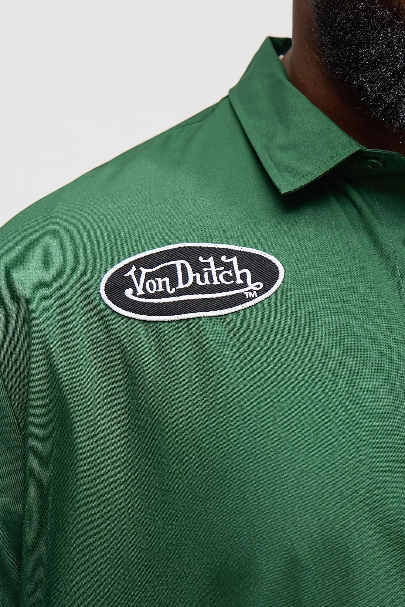 Von Dutch Genuine Riders Button Up Shirt - Green