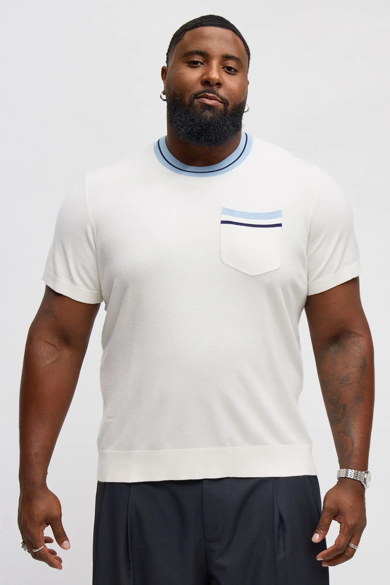 Sea Breeze Pocket Tee - White/combo