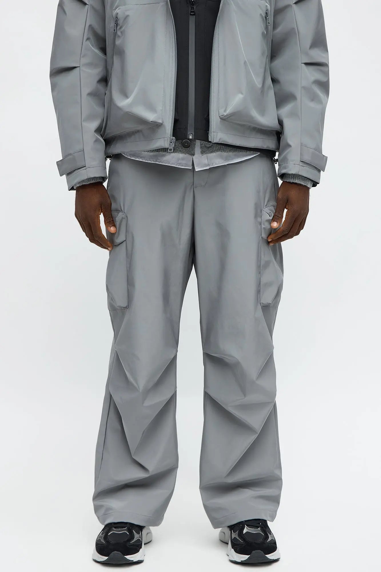 Baggy Peak Tech Cargo Pant - Grey
