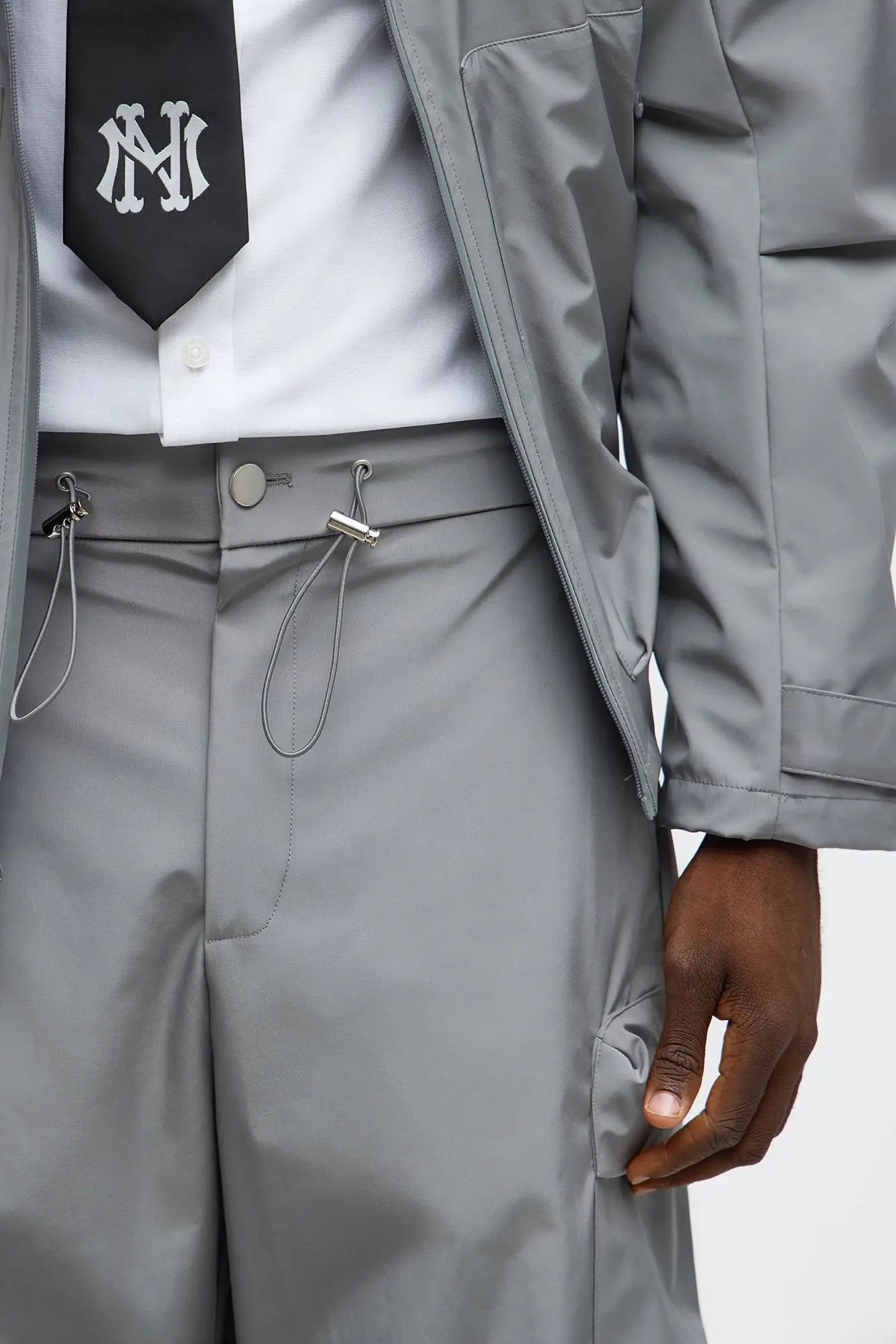 Baggy Peak Tech Cargo Pant - Grey